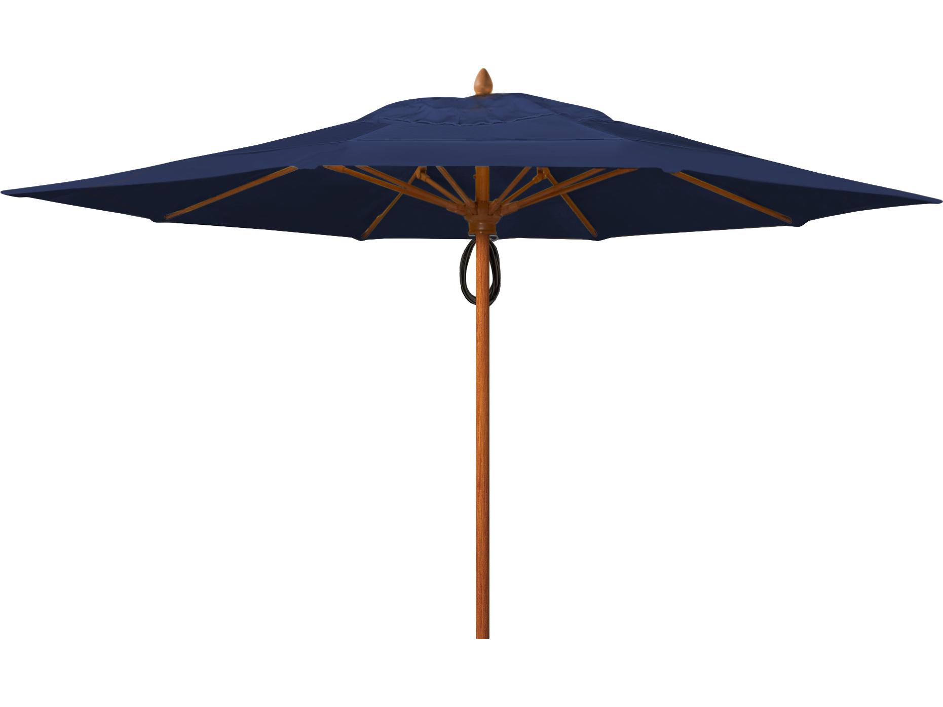 Fiberbuilt Patio Umbrellas Prestige - Diamante Fiberglass 13 Foot Octagon Pulley & Pin Patio Umbrella
