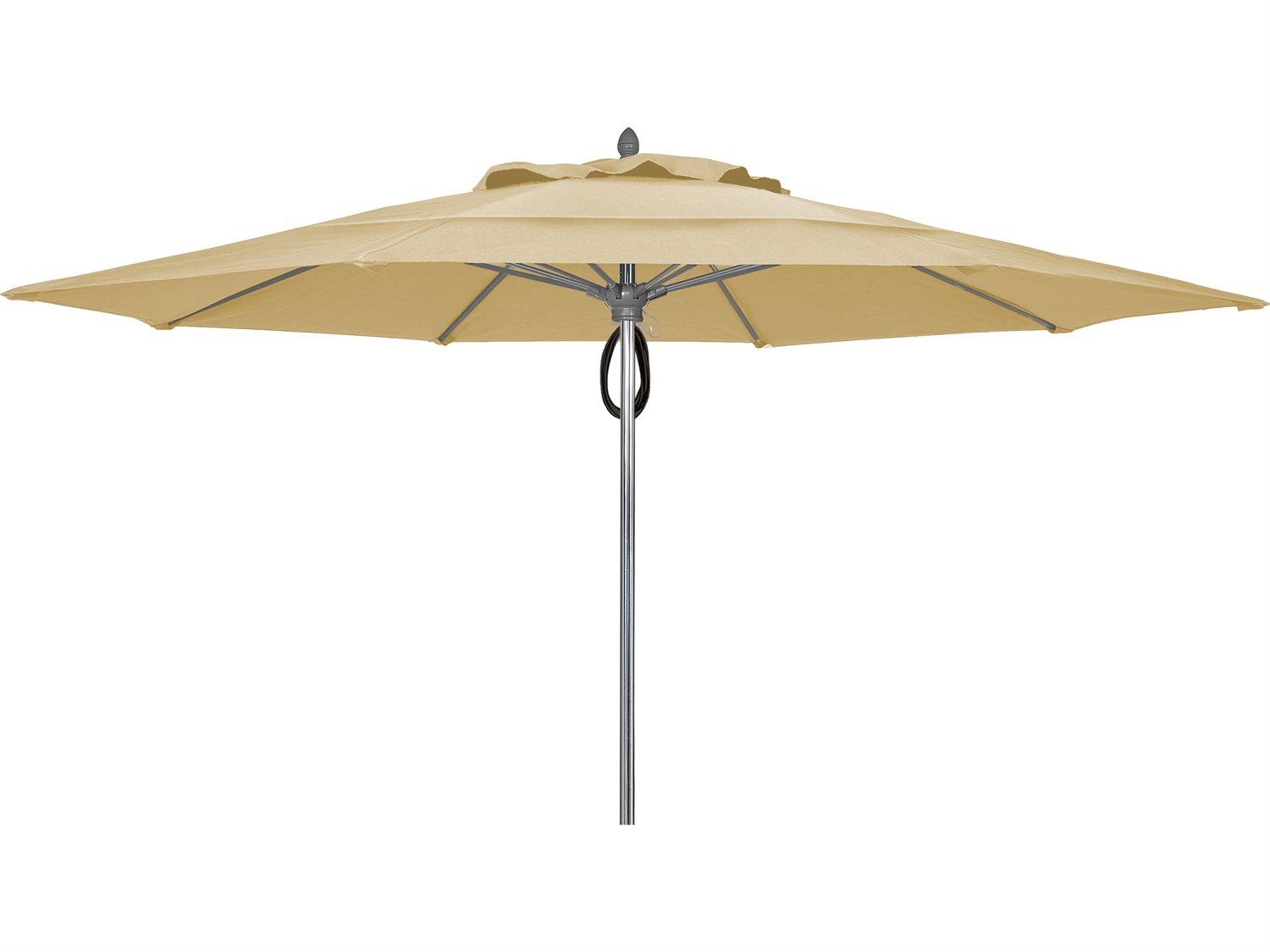 Fiberbuilt Outdoor Umbrellas Prestige Oceana 13 Foot Octagon Pulley & Pin Outdoor Umbrella