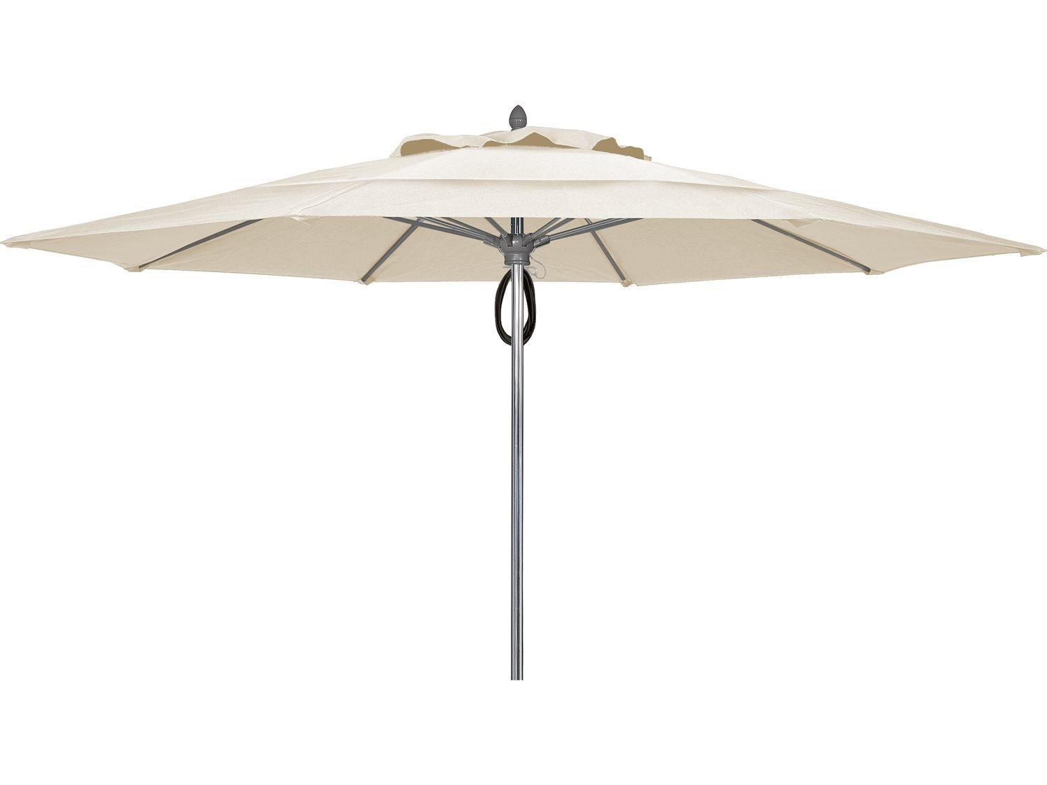 Fiberbuilt Outdoor Umbrellas Prestige Oceana 13 Foot Octagon Pulley & Pin Outdoor Umbrella