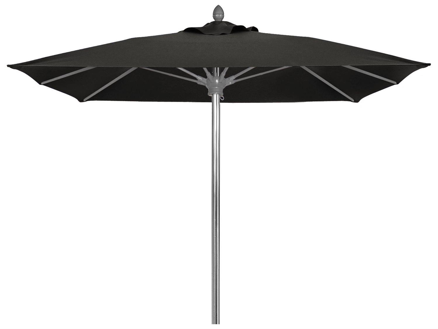 Fiberbuilt Outdoor Umbrellas Prestige Riva 6 Foot Push Up Lift Outdoor Umbrella