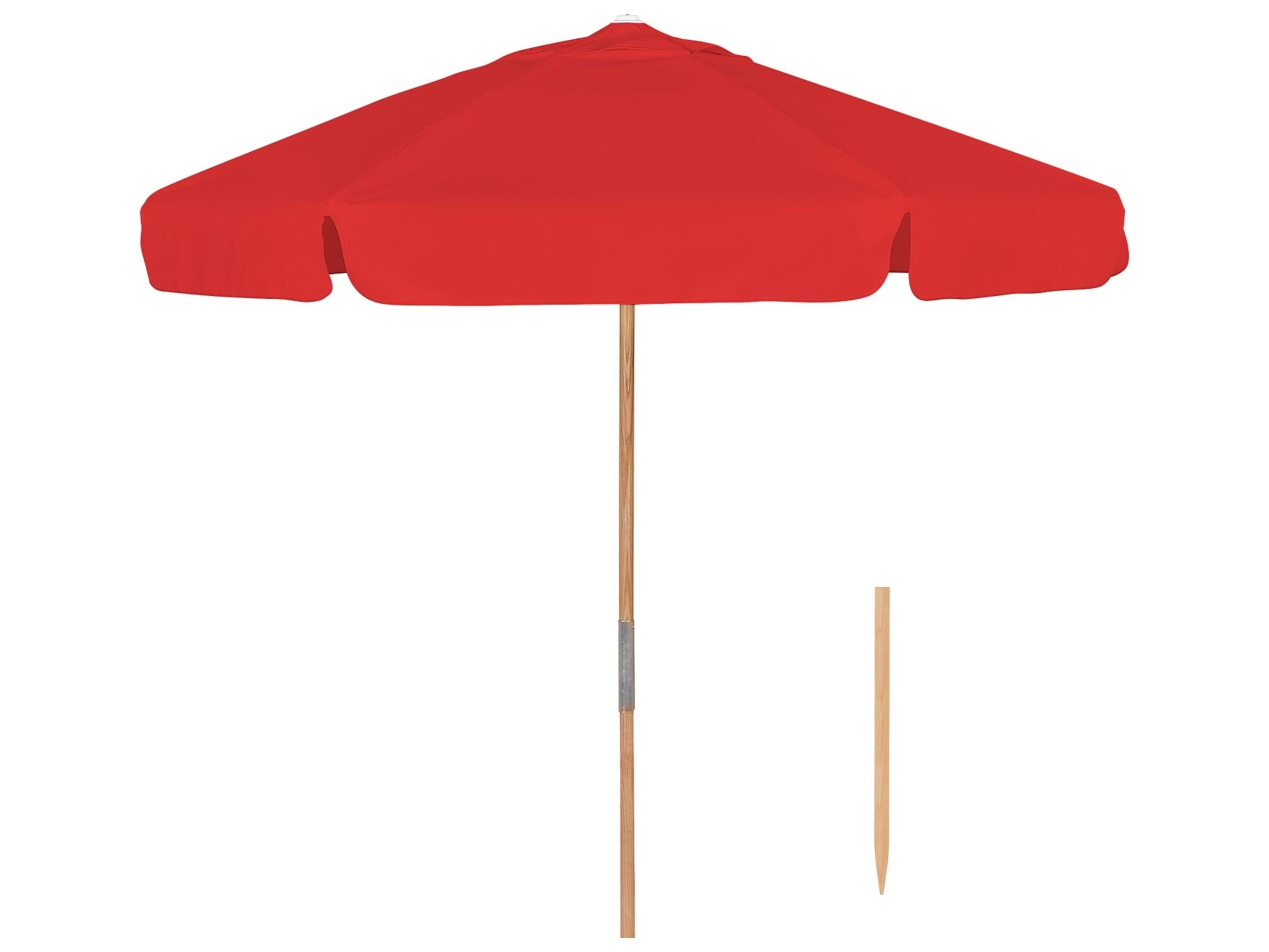 Fiberbuilt Outdoor Patio Umbrellas Quick Ship Beach QUICK SHIP 7.5 Foot Push Up Lift Outdoor Patio Umbrella