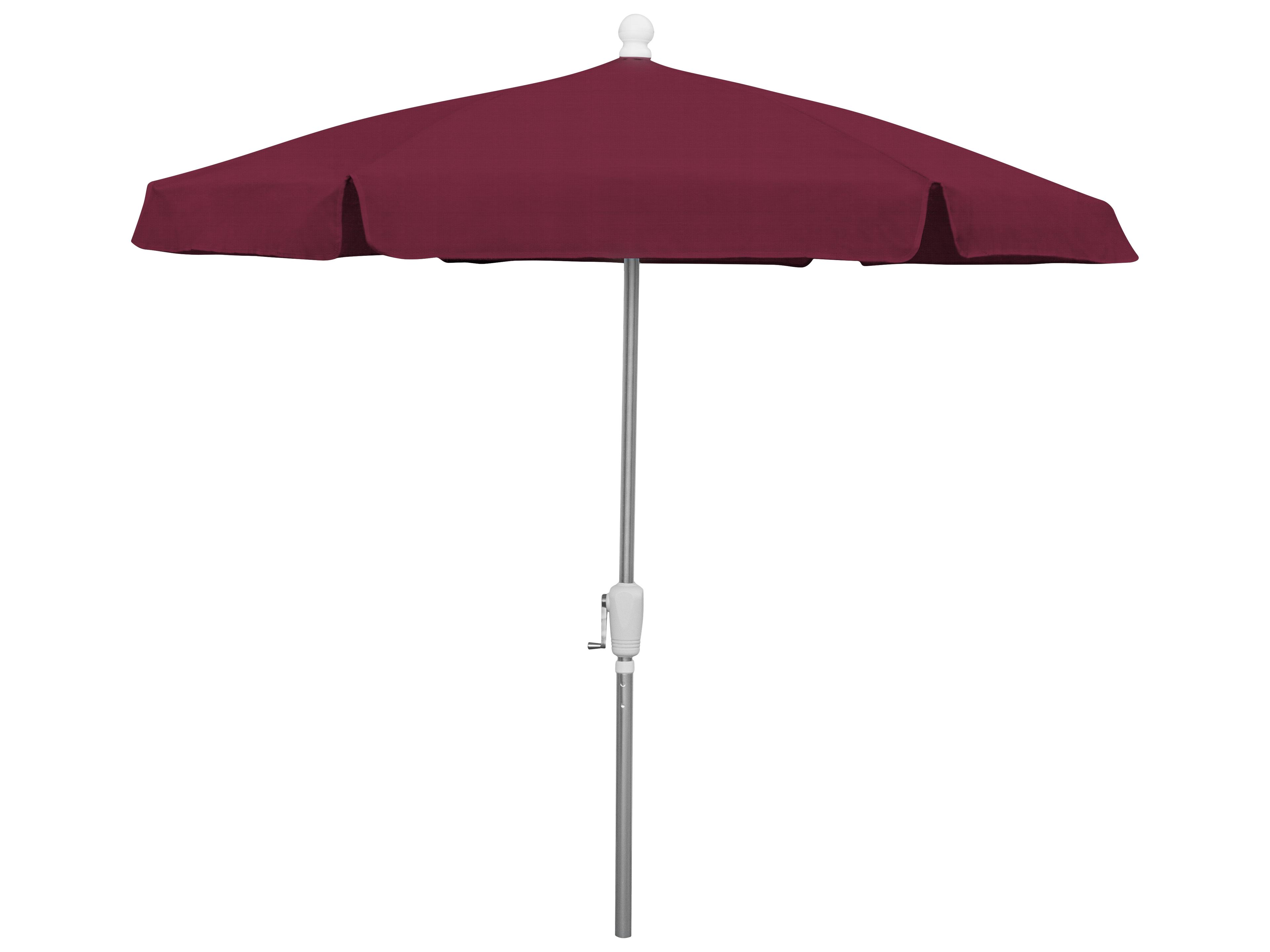 Fiberbuilt Patio Umbrellas Quick Ship Home 7.5 Foot Hexagon Aluminum Patio Umbrella