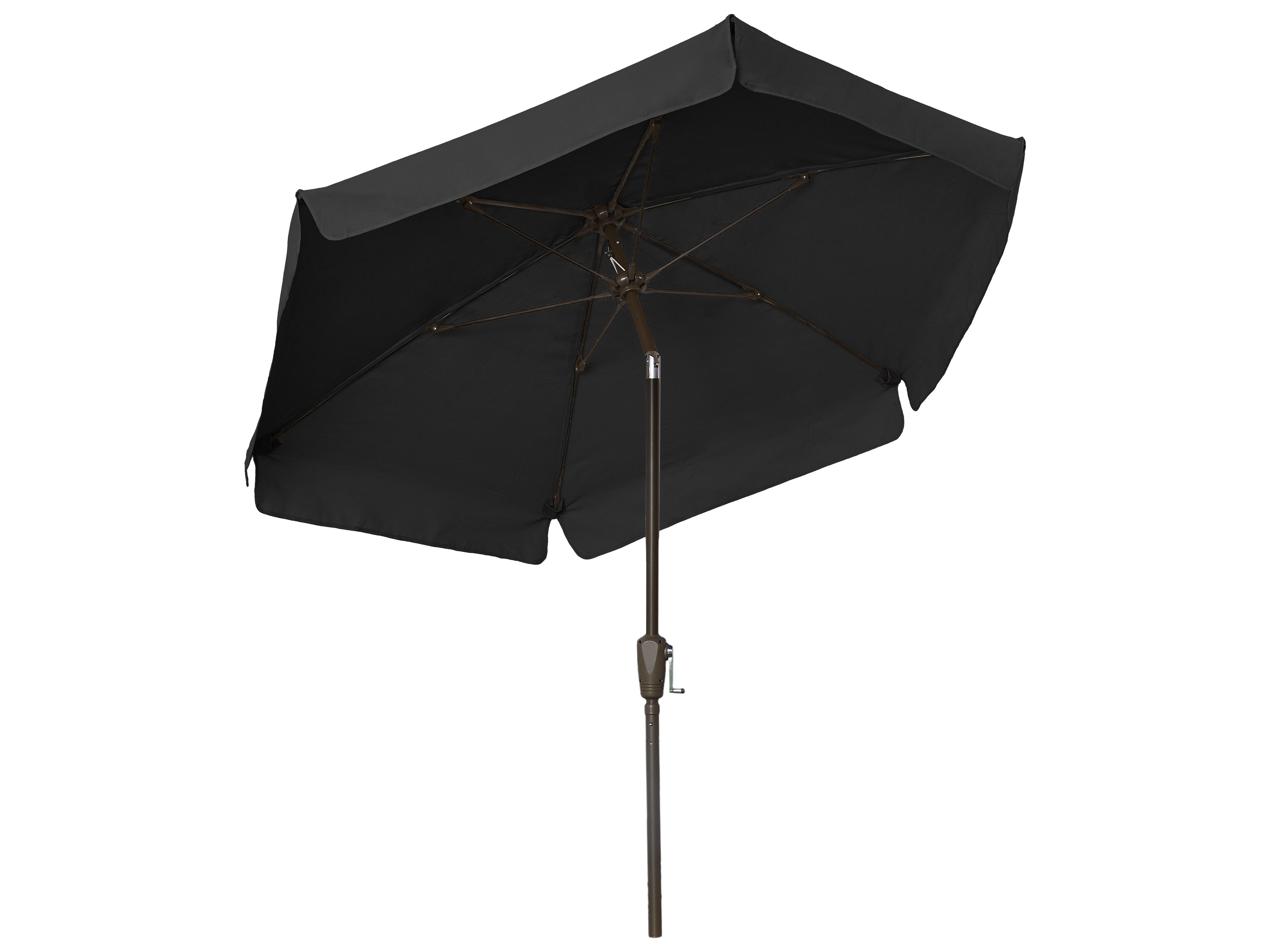 Fiberbuilt Outdoor Umbrellas Quick Ship Home 7.5 Foot Hexagon Aluminum Outdoor Umbrella