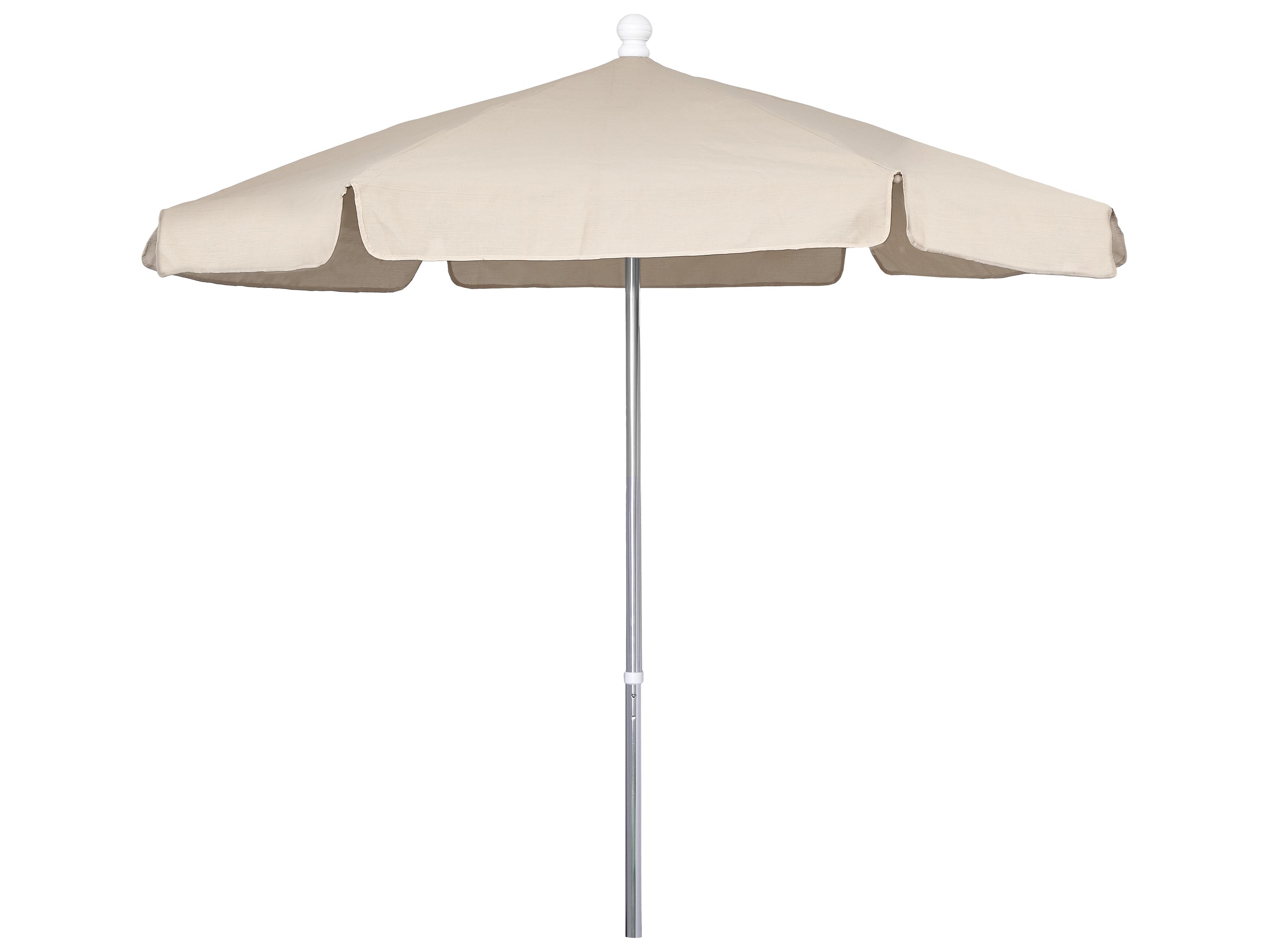 Fiberbuilt Patio Umbrellas Quick Ship Beach 7.5 Foot Push Up Lift Patio Umbrella