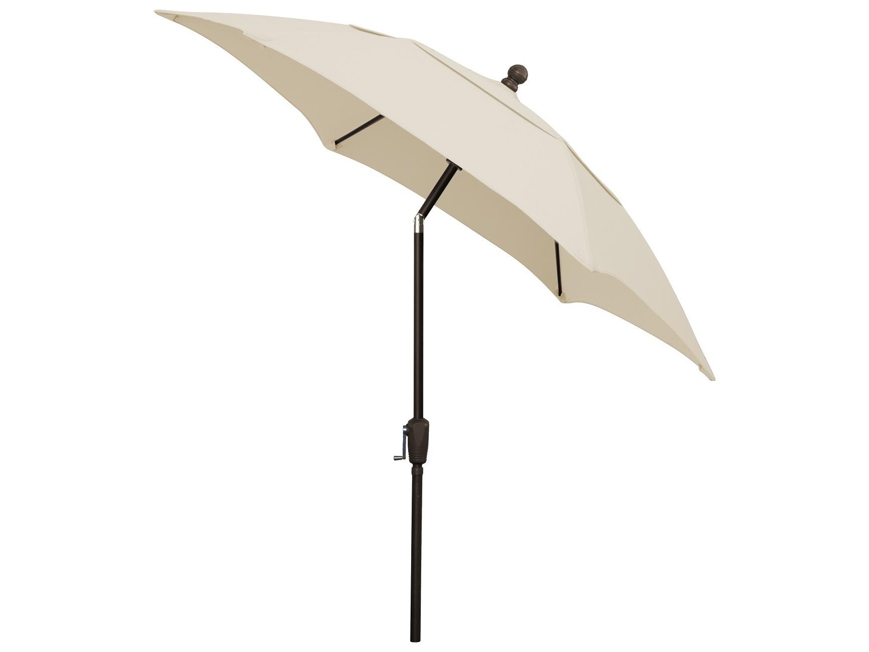 Fiberbuilt Patio Umbrellas Quick Ship Home 7.5 Foot Hexagon Aluminum Patio Umbrella