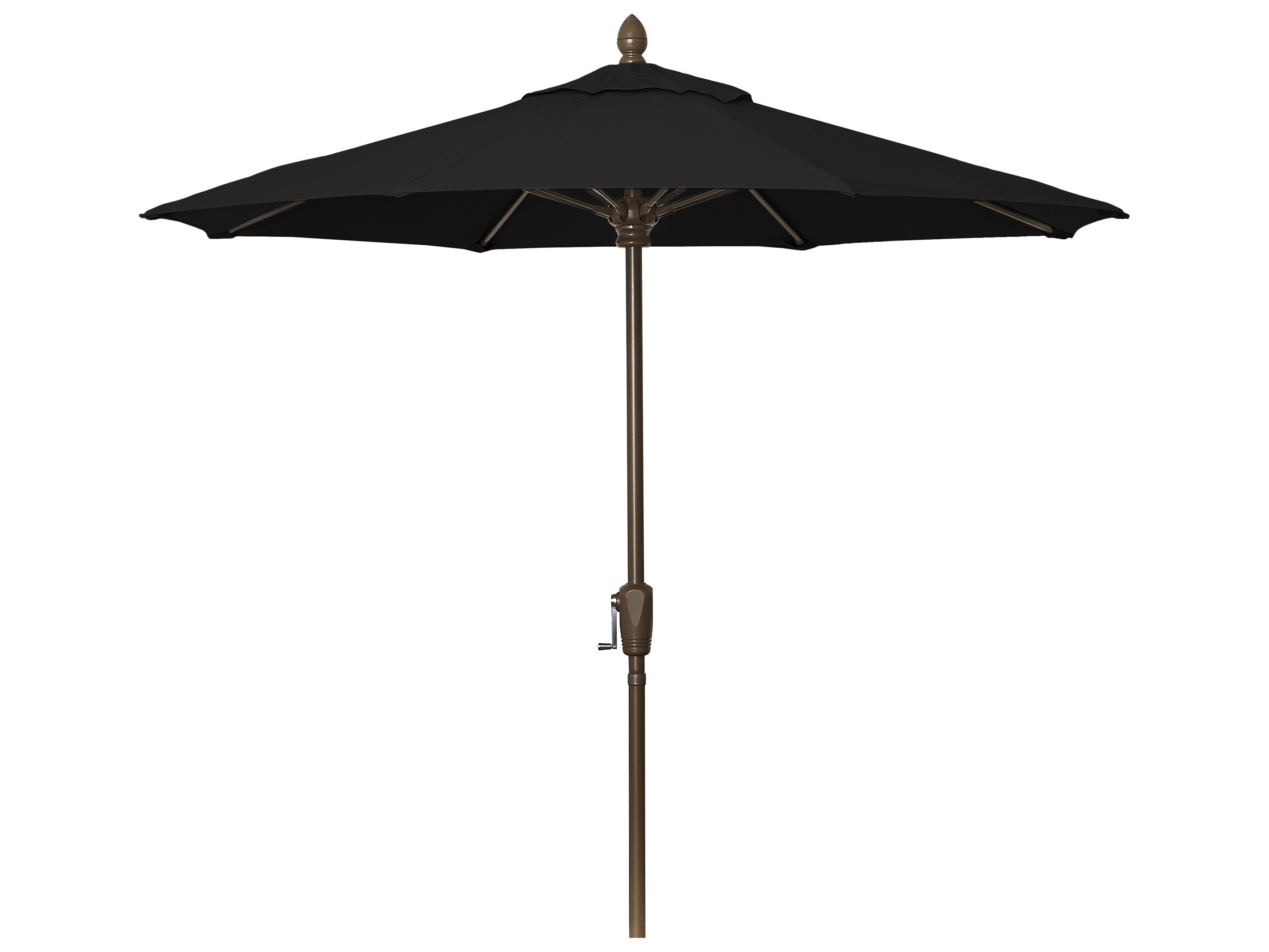 Fiberbuilt Patio Umbrellas Quick Ship Market Crank 7.5 Foot Octagon Aluminum Patio Umbrella