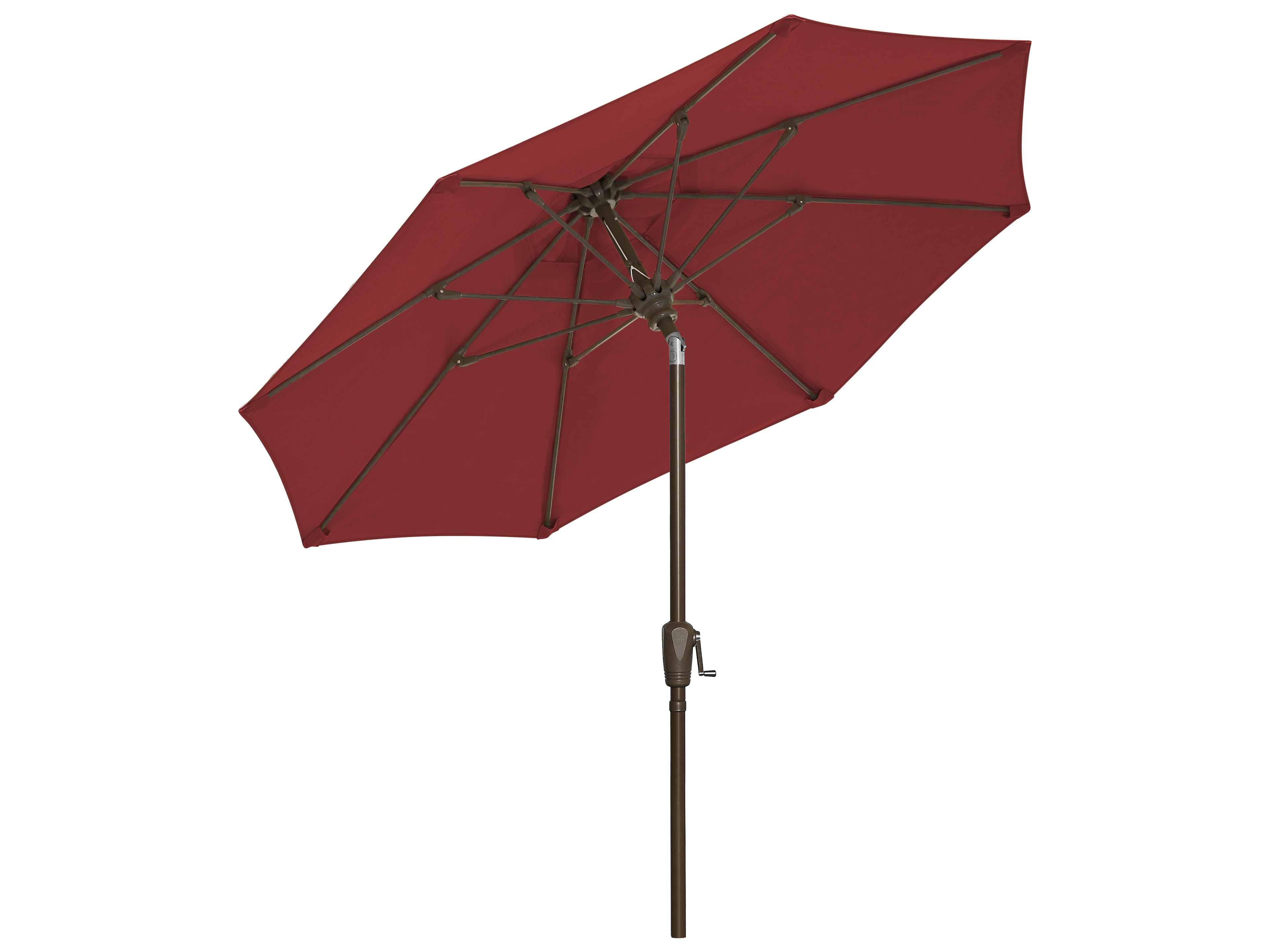 Fiberbuilt Outdoor Patio Umbrellas Quick Ship Market Crank 7.5 Foot Octagon Aluminum Outdoor Patio Umbrella