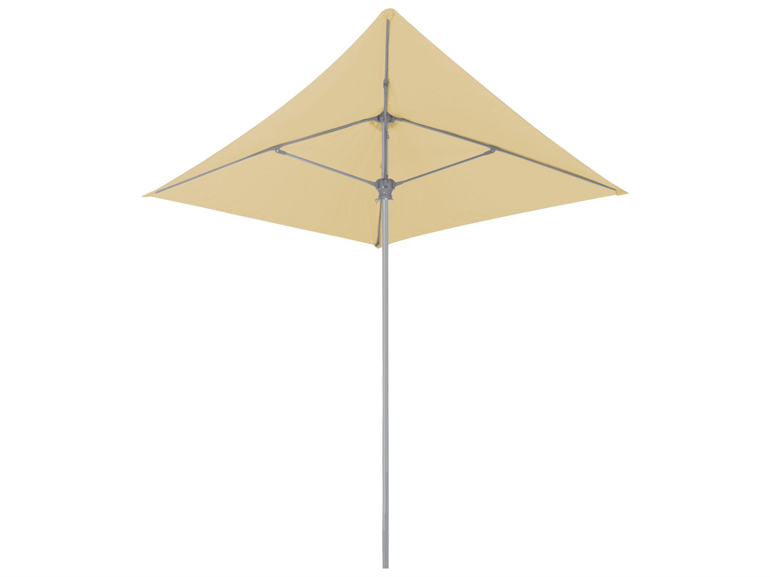 Fiberbuilt Outdoor Umbrellas Prestige - Nitro Aluminum 7 Foot Square Push Up & Pin Outdoor Umbrella
