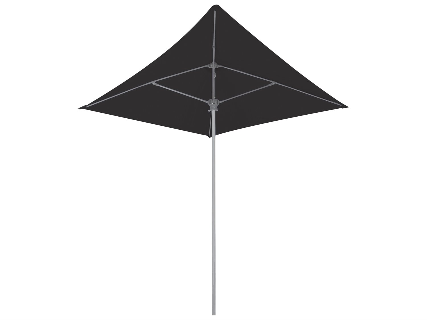 Fiberbuilt Outdoor Umbrellas Prestige - Nitro Aluminum 7 Foot Square Push Up & Pin Outdoor Umbrella