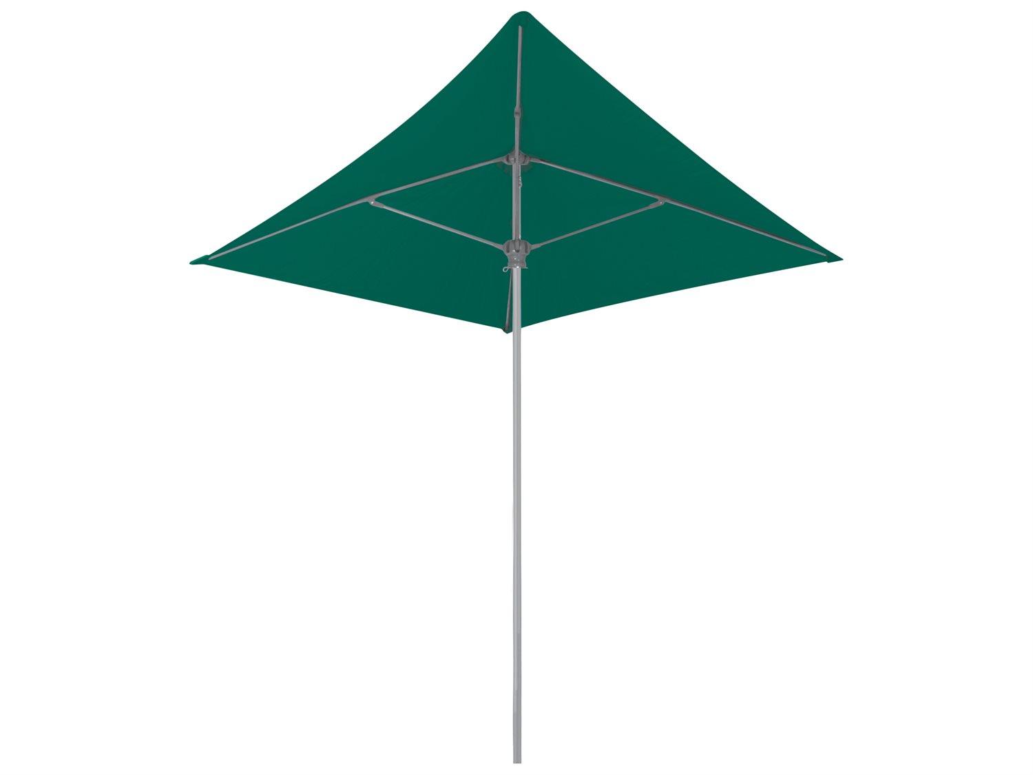 Fiberbuilt Outdoor Umbrellas Prestige - Nitro Aluminum 7 Foot Square Push Up & Pin Outdoor Umbrella