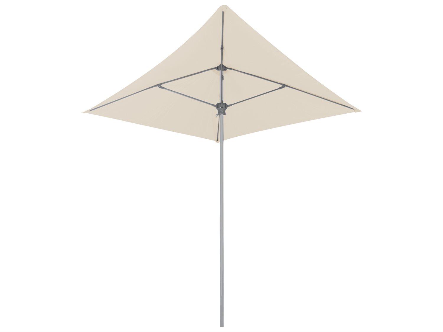 Fiberbuilt Outdoor Umbrellas Prestige - Nitro Aluminum 7 Foot Square Push Up & Pin Outdoor Umbrella