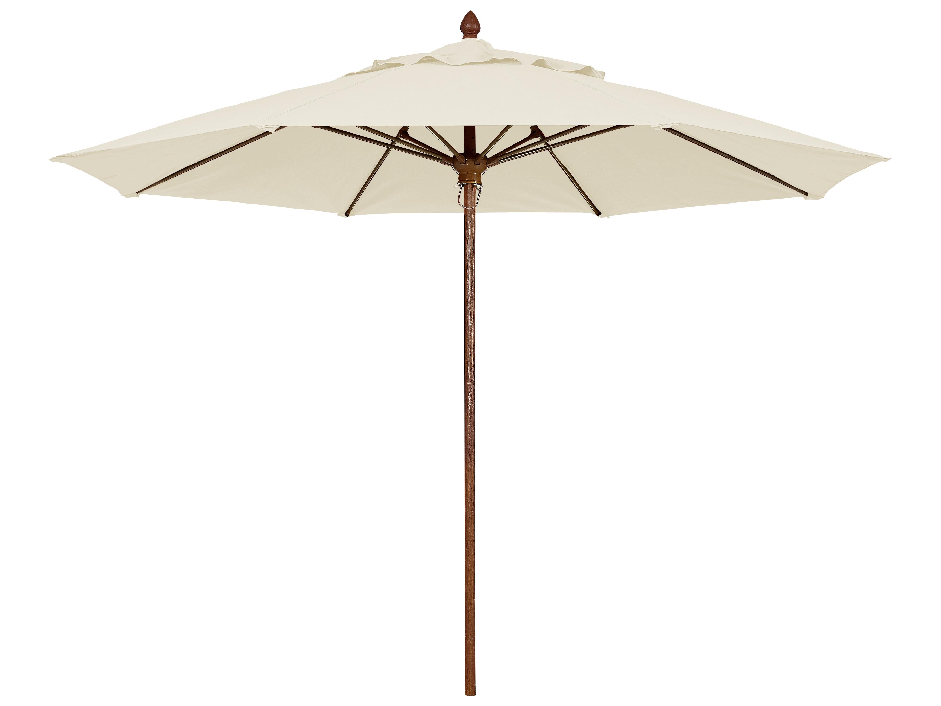 Fiberbuilt Outdoor Umbrellas Prestige - Bridgewater Fiberglass 8 Foot Octagon Pulley & Pin Outdoor Umbrella