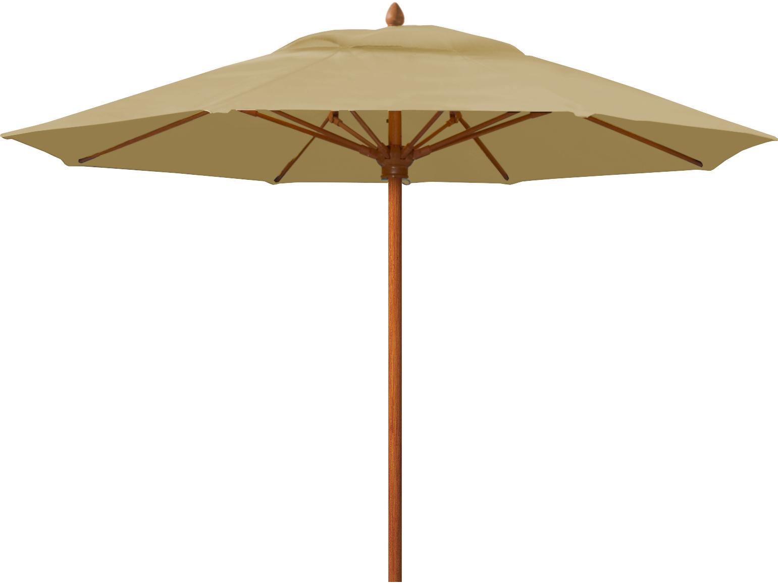Fiberbuilt Outdoor Umbrellas Prestige - Diamante Fiberglass 9 Foot Octagon Pulley & Pin Outdoor Umbrella