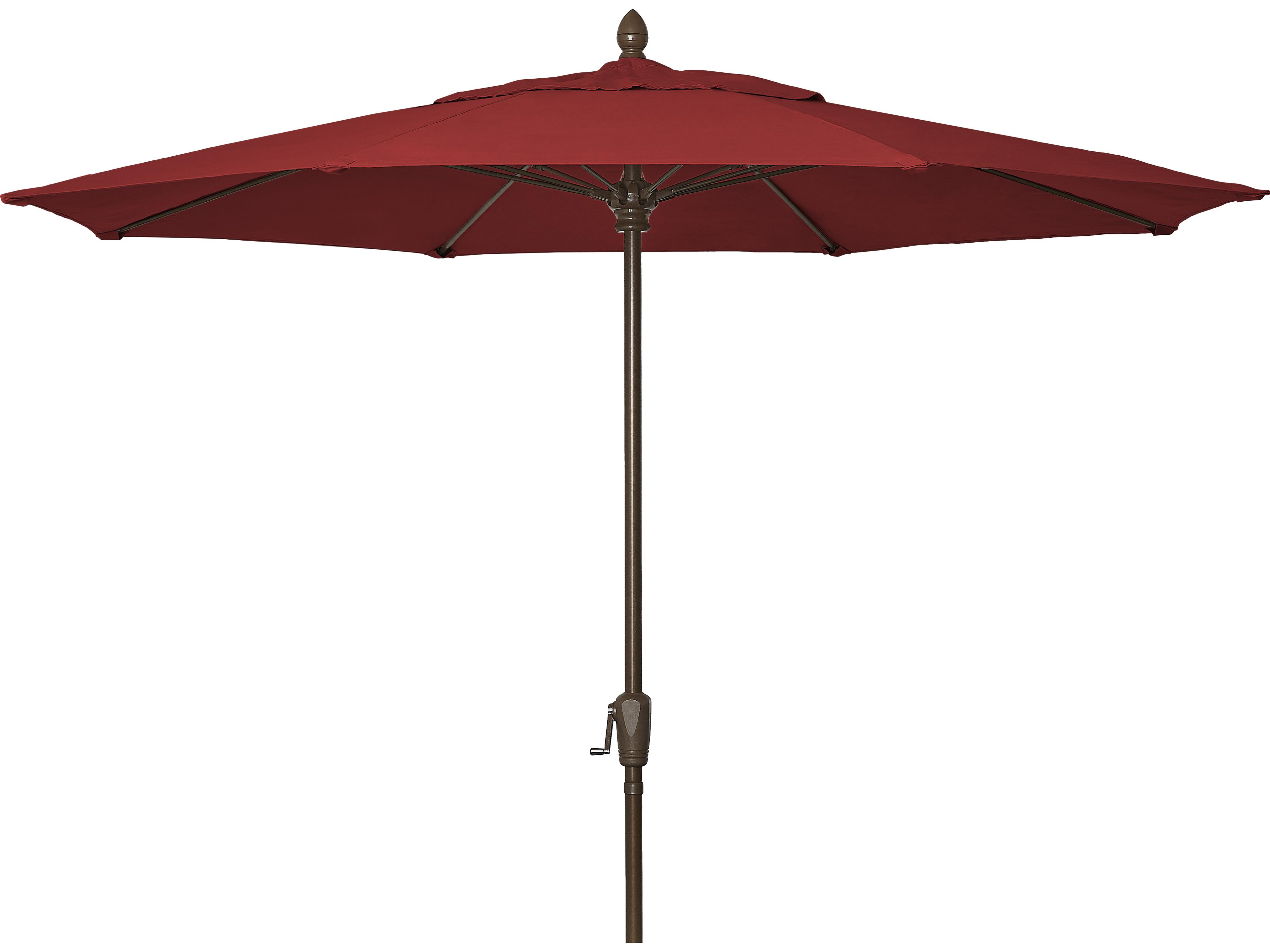 Fiberbuilt Outdoor Patio Umbrellas Quick Ship Market Crank 9 Foot Octagon Aluminum Outdoor Patio Umbrella