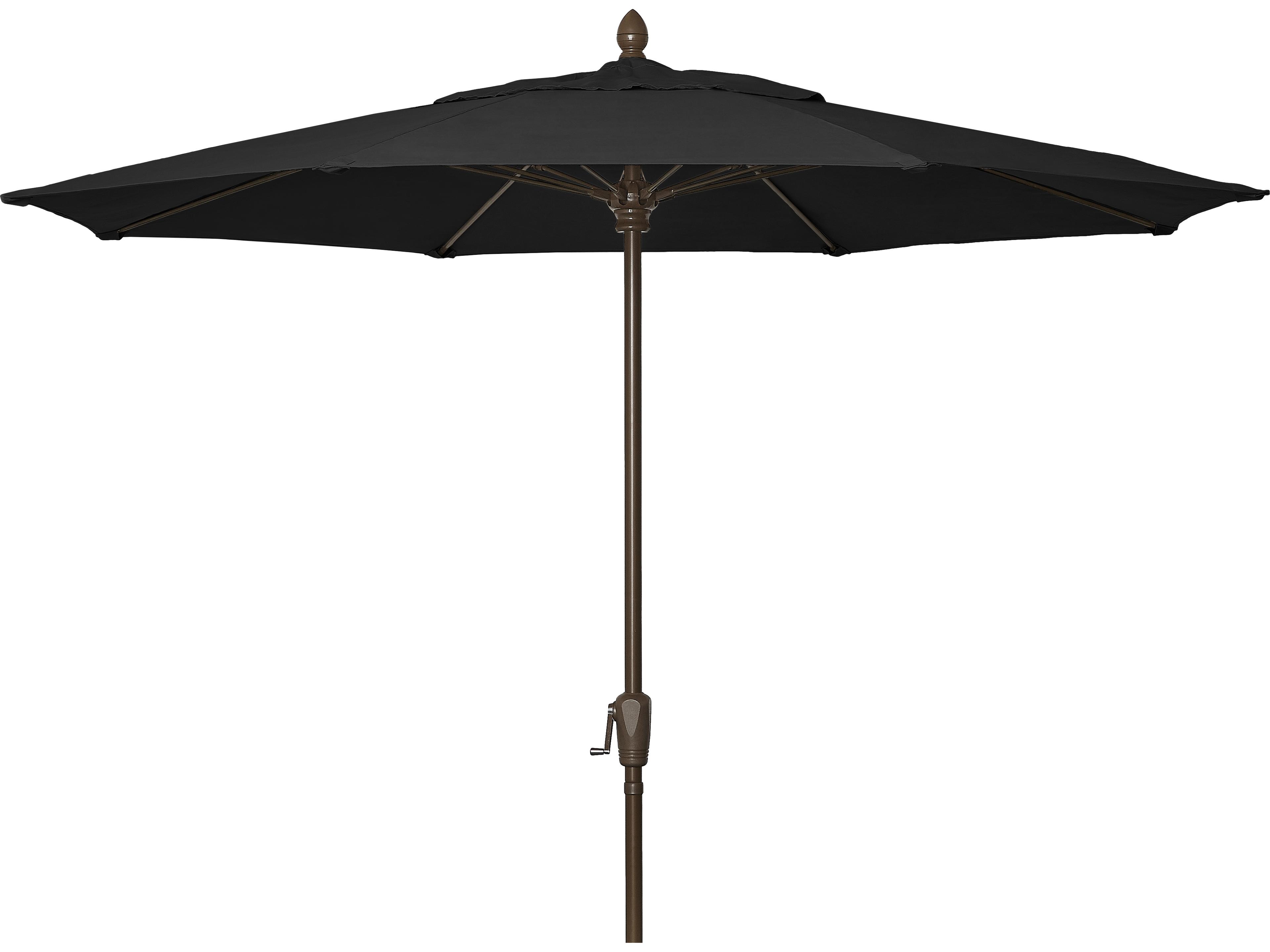 Fiberbuilt Outdoor Patio Umbrellas Quick Ship Market Crank 9 Foot Octagon Aluminum Outdoor Patio Umbrella