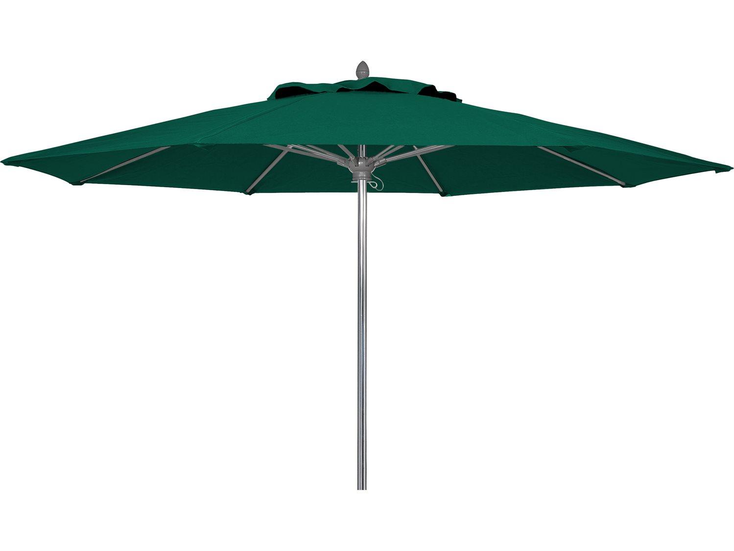 Fiberbuilt Outdoor Umbrellas Prestige Oceana 7.5 Foot Octagon Push Up Lift Outdoor Umbrella