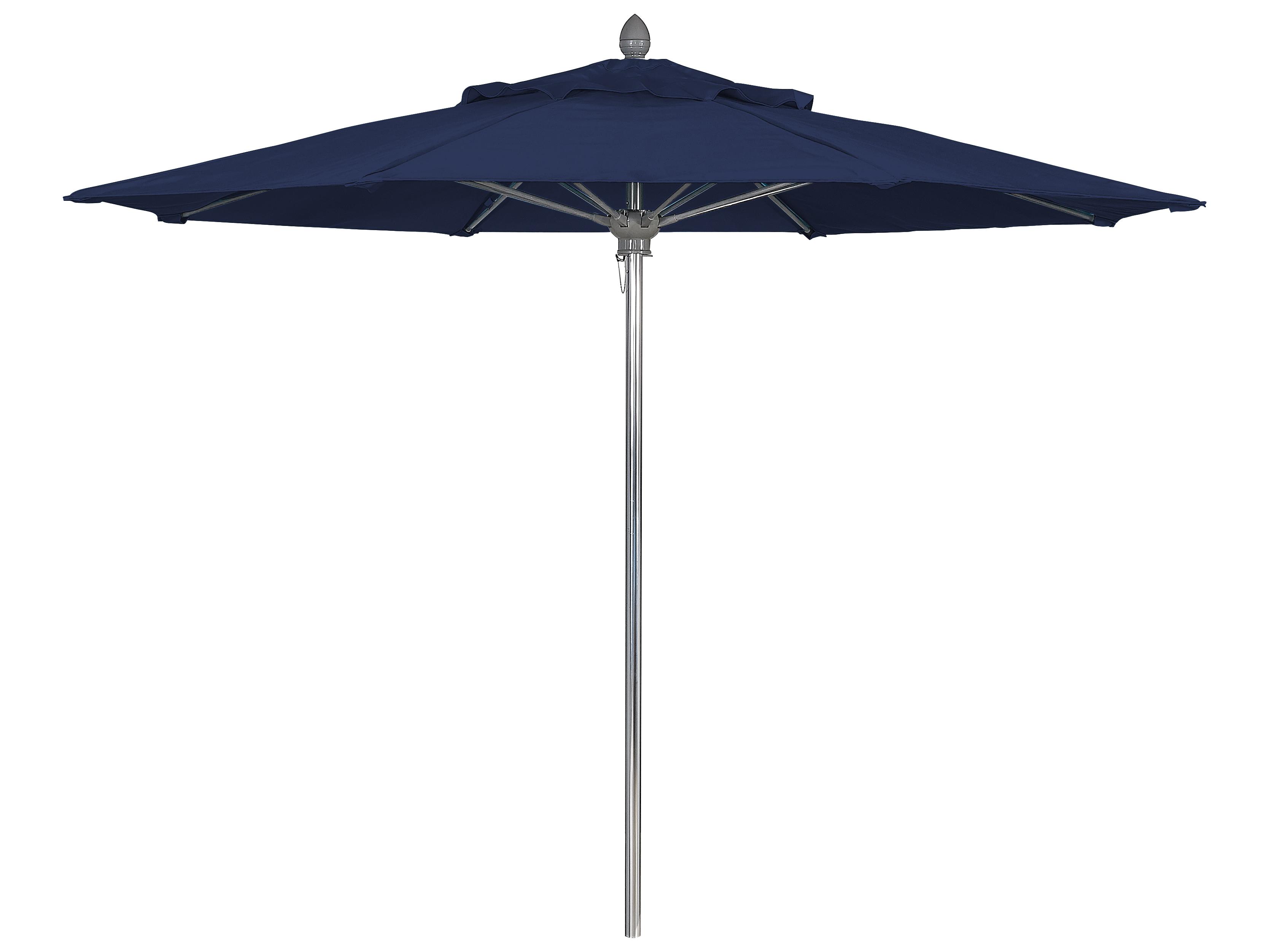 Fiberbuilt Patio Umbrellas Riva Aluminum 8 Foot Octagon Pulley & Pin Patio Umbrella