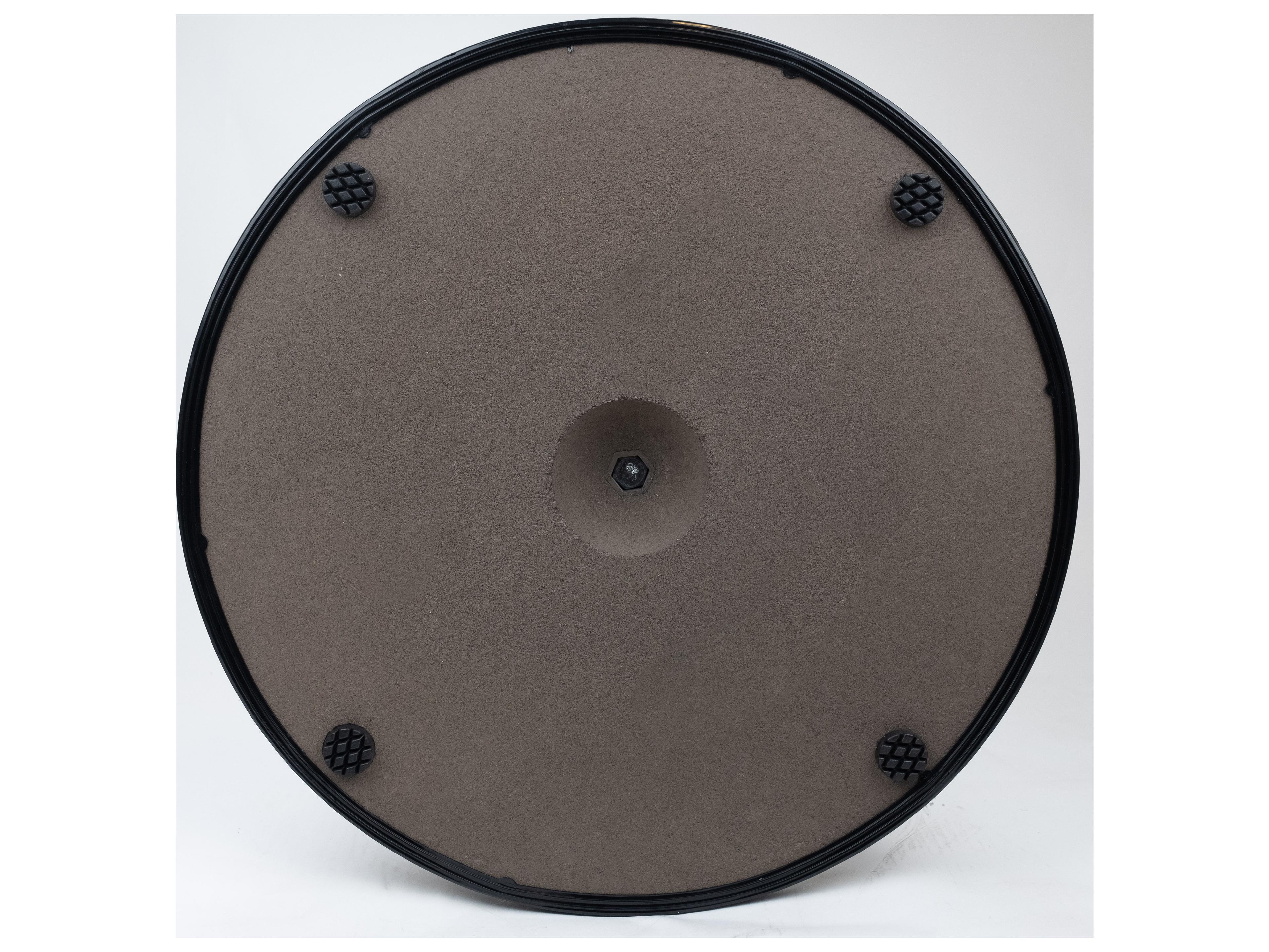 Fiberbuilt Umbrellas Quick Ship Concrete Black 19 Foot Round Umbrella Base