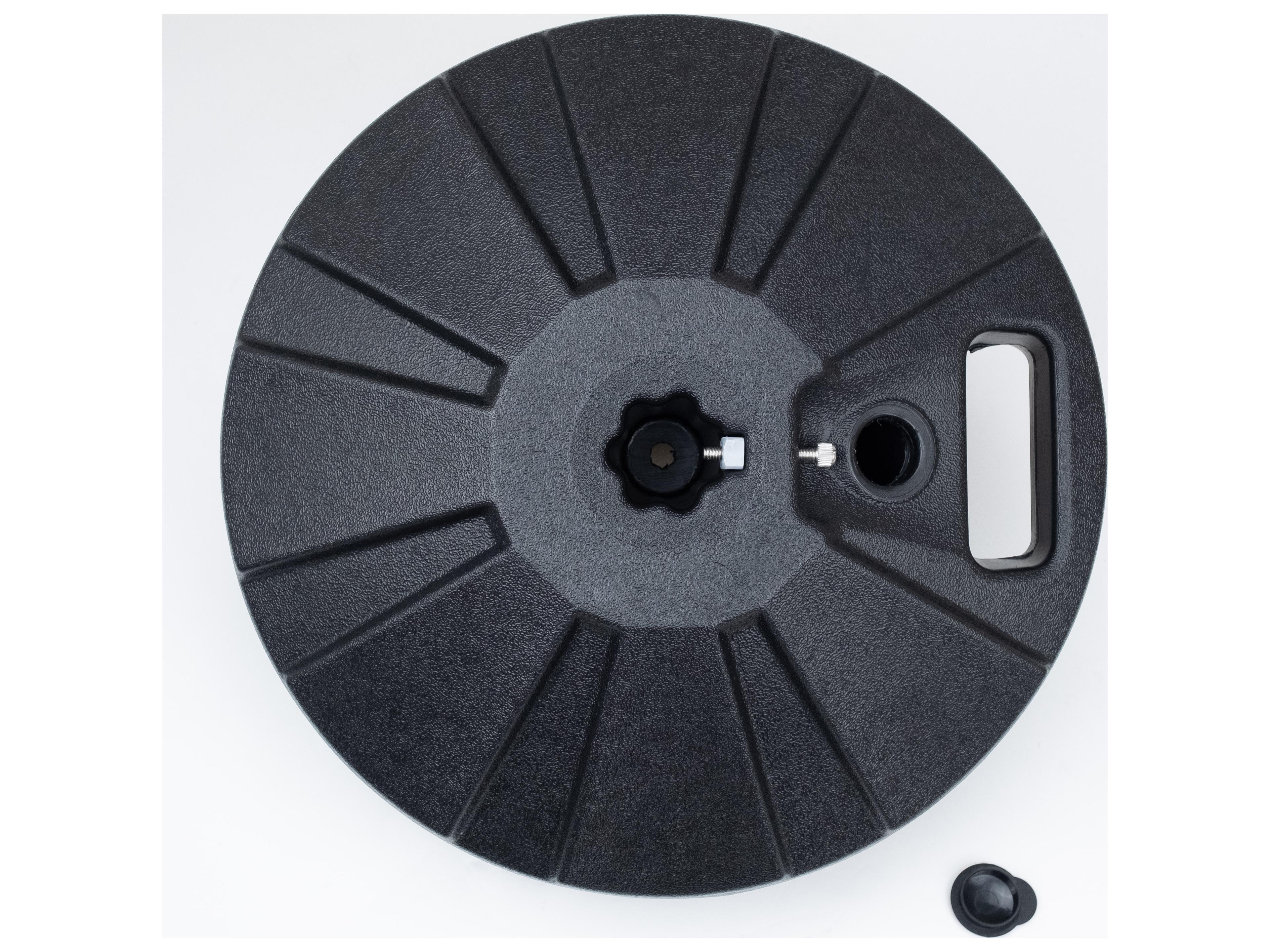 Fiberbuilt Umbrellas Quick Ship Umbrella 55lb Resin Umbrella Base