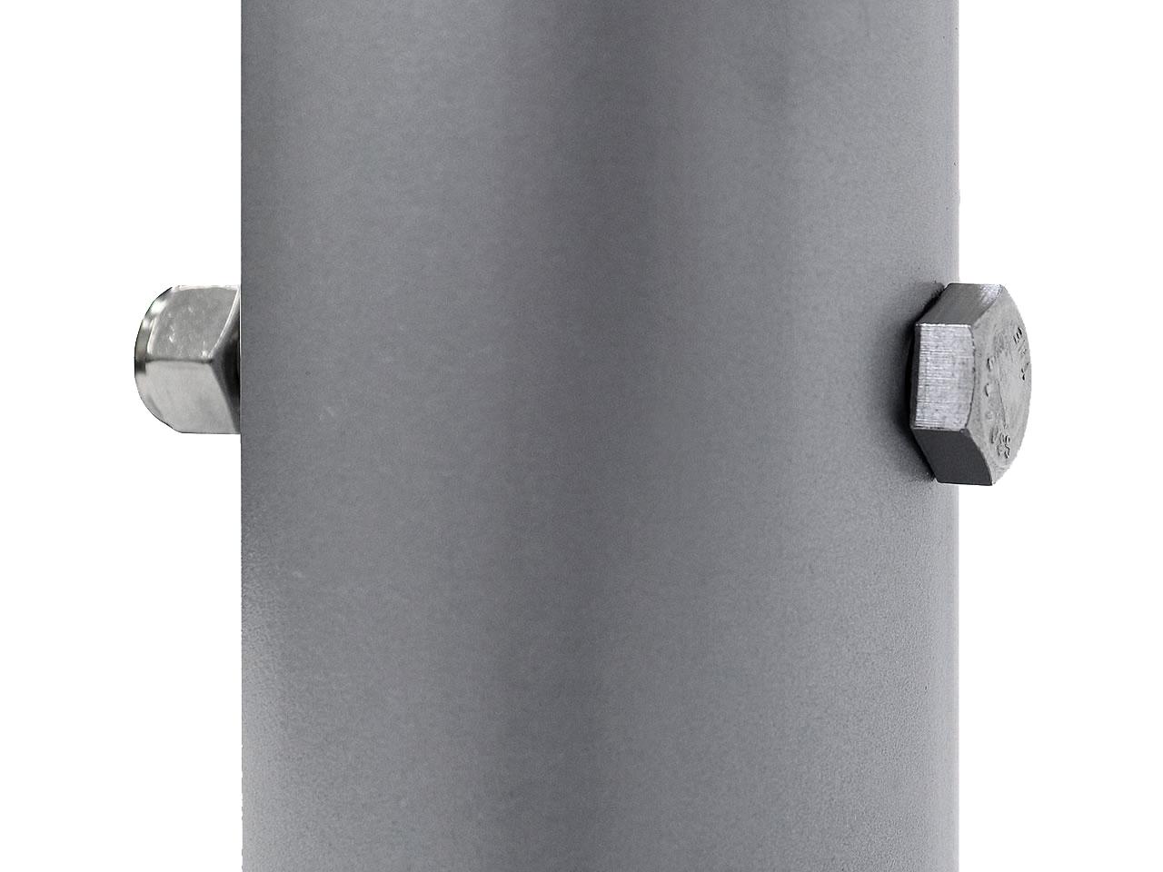 Fiberbuilt Umbrellas Steel Silver 24 Foot Square Umbrella Base with Wheels