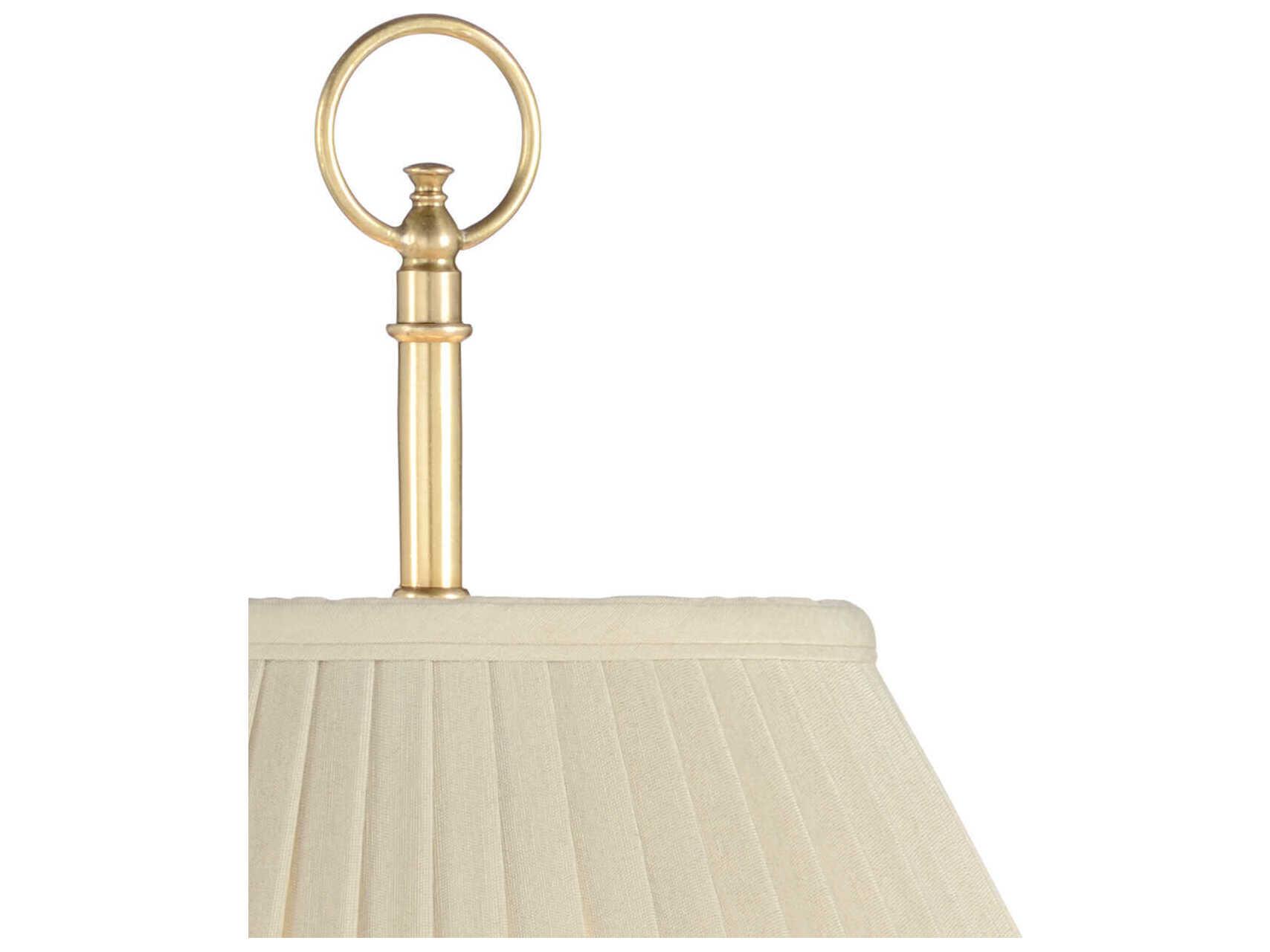 Frederick Cooper Thea Gold Black Beige Silkette Brass Buffet Lamp