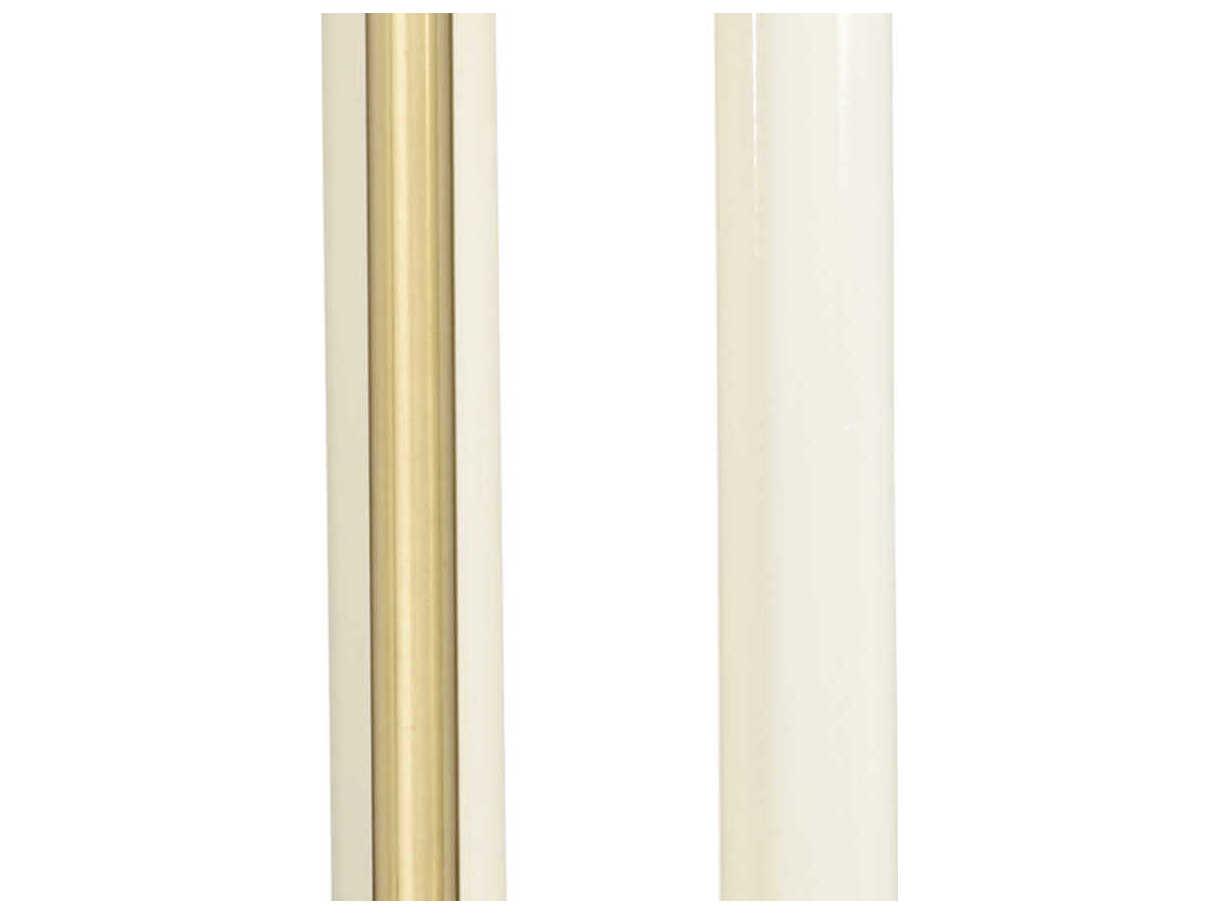 Frederick Cooper Thea Gold Black Beige Silkette Brass Buffet Lamp