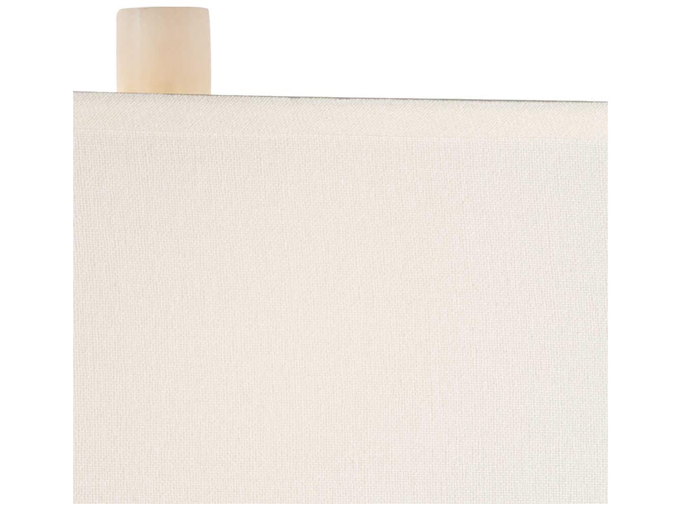 Frederick Cooper Damon Natural White Cream Linen Buffet Lamp