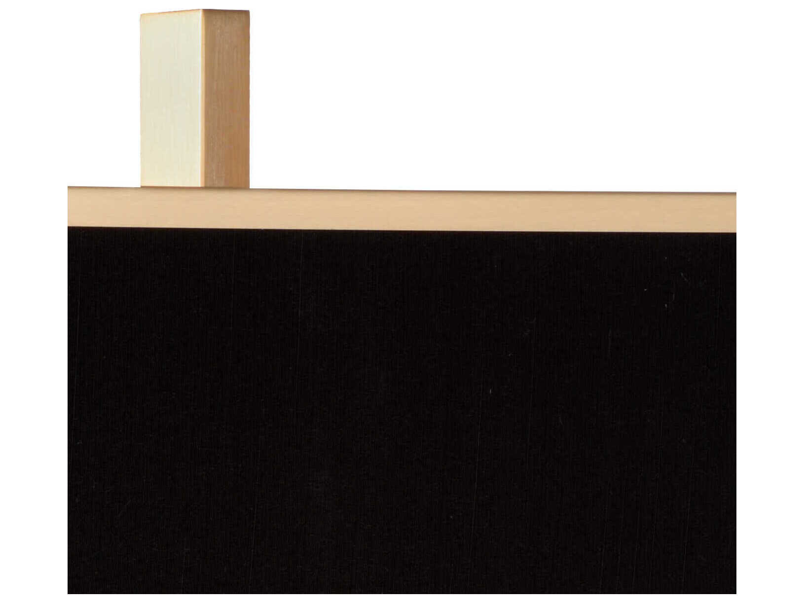 Frederick Cooper Valiant Antique Brass Black Silkette Buffet Lamp