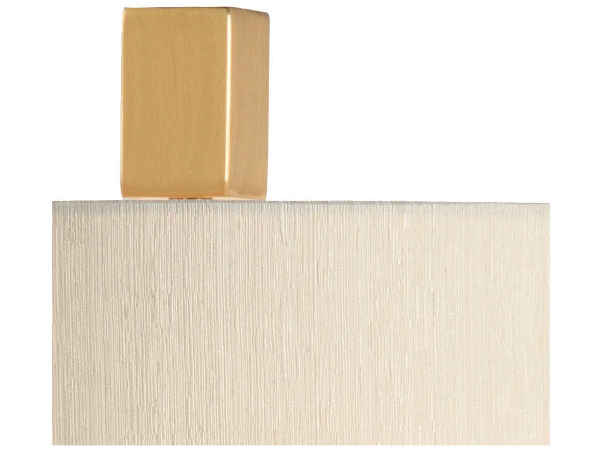 Frederick Cooper Twist And Shout Natural White Cream Raw Silk Buffet Lamp