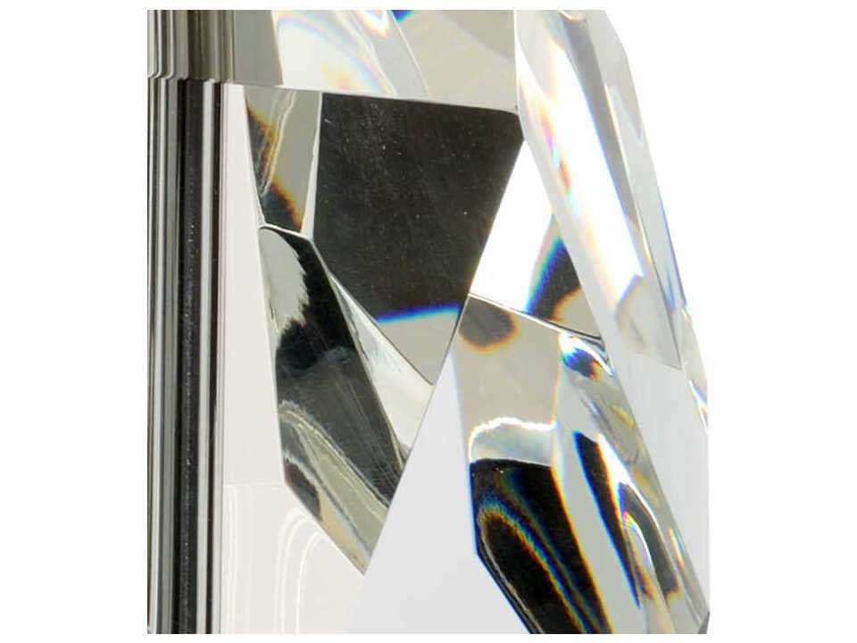 Frederick Cooper Fenton Crystal Clear Off White Silk Table Lamp