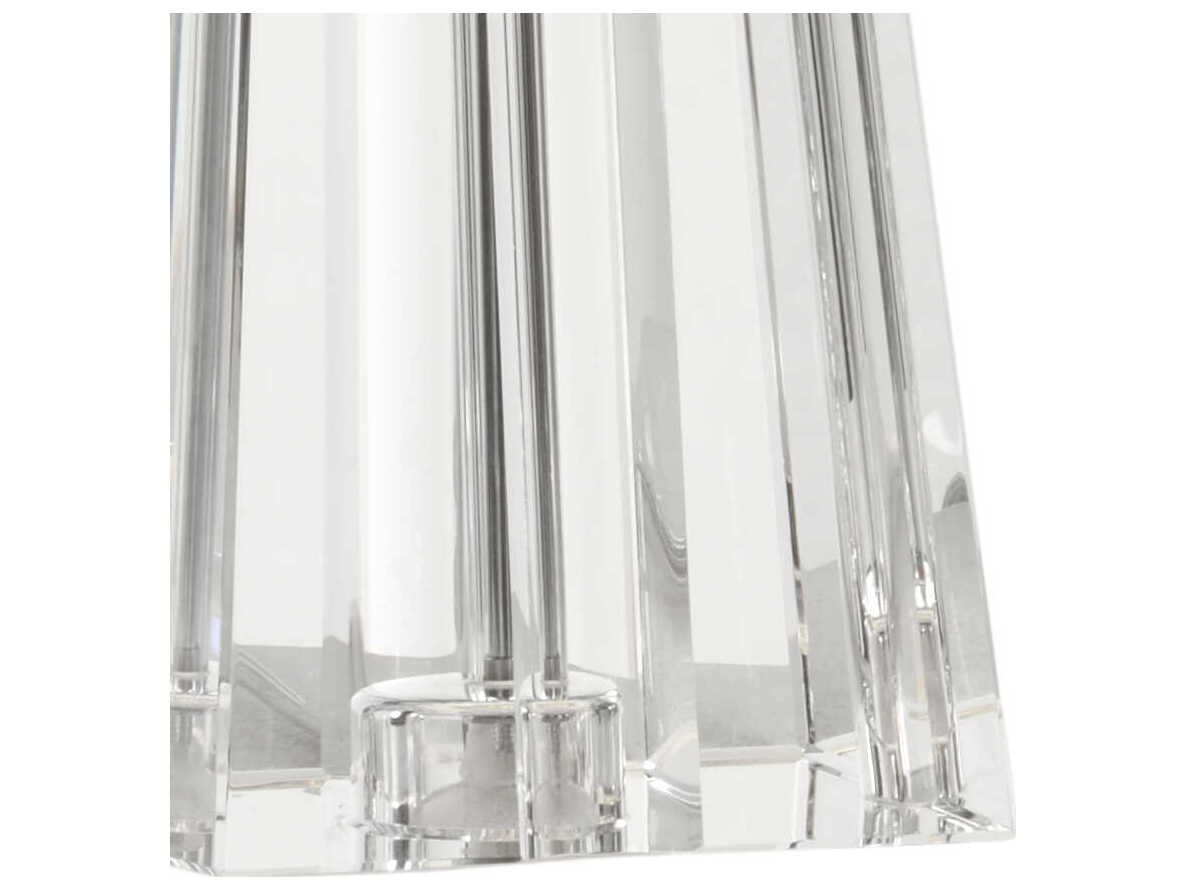 Frederick Cooper Irina Crystal Clear Off White Silkette Buffet Lamp