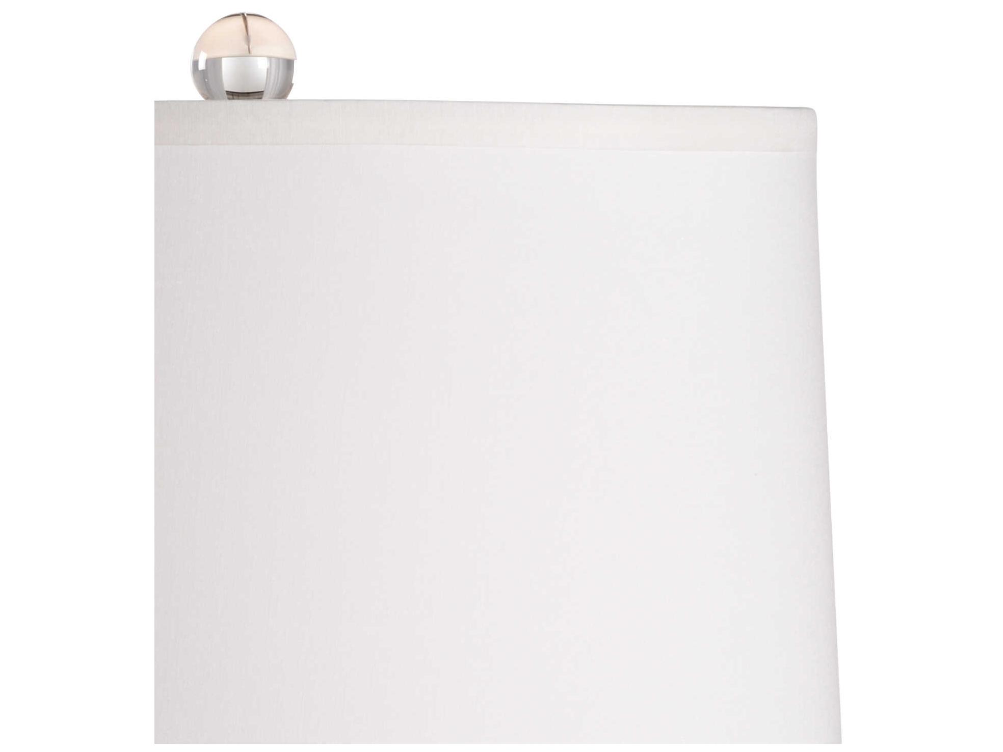 Frederick Cooper Cara Green Gold Off White Silkette Crystal Buffet Lamp