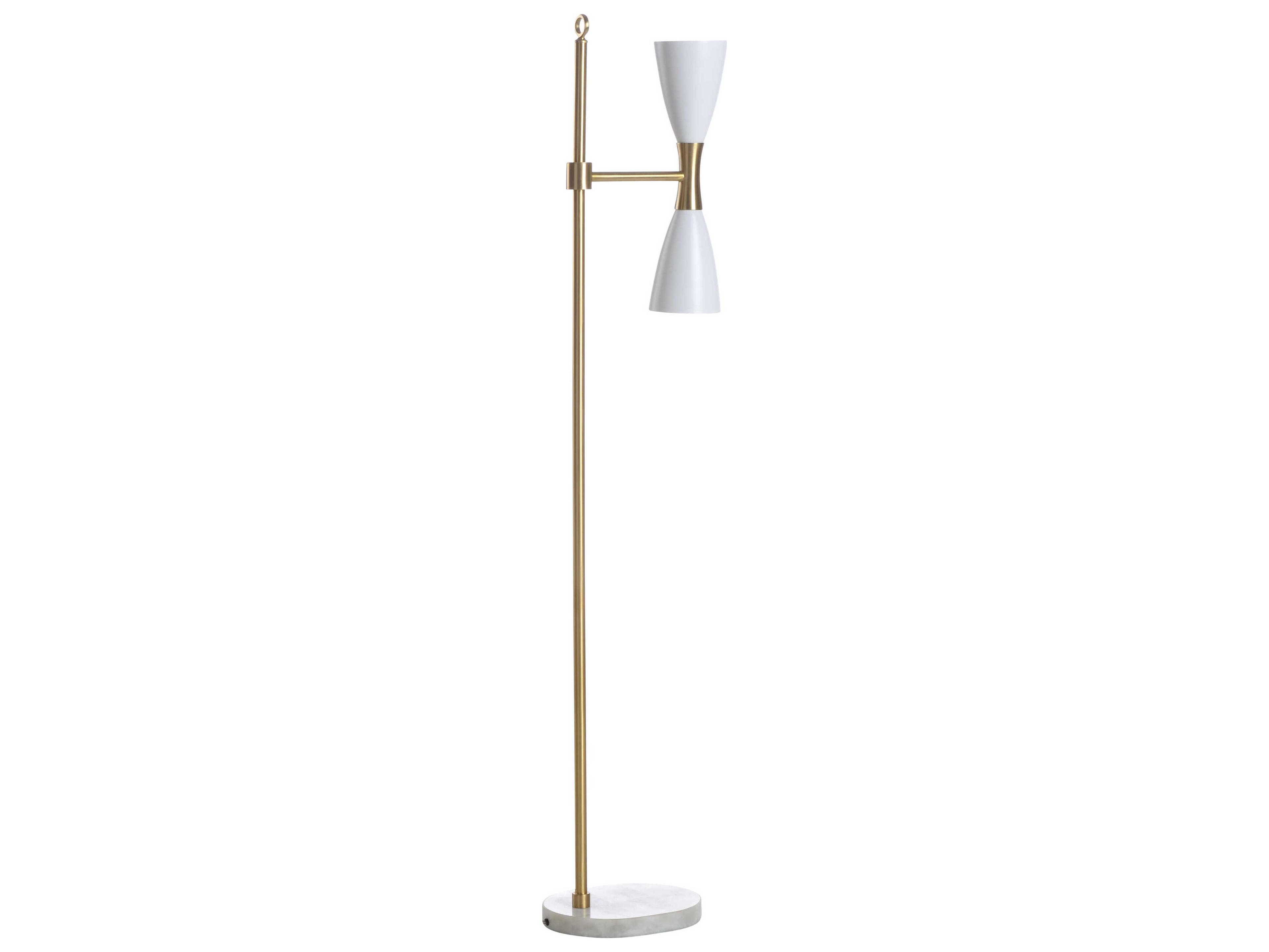 Frederick Cooper Ada White Gold Floor Lamp