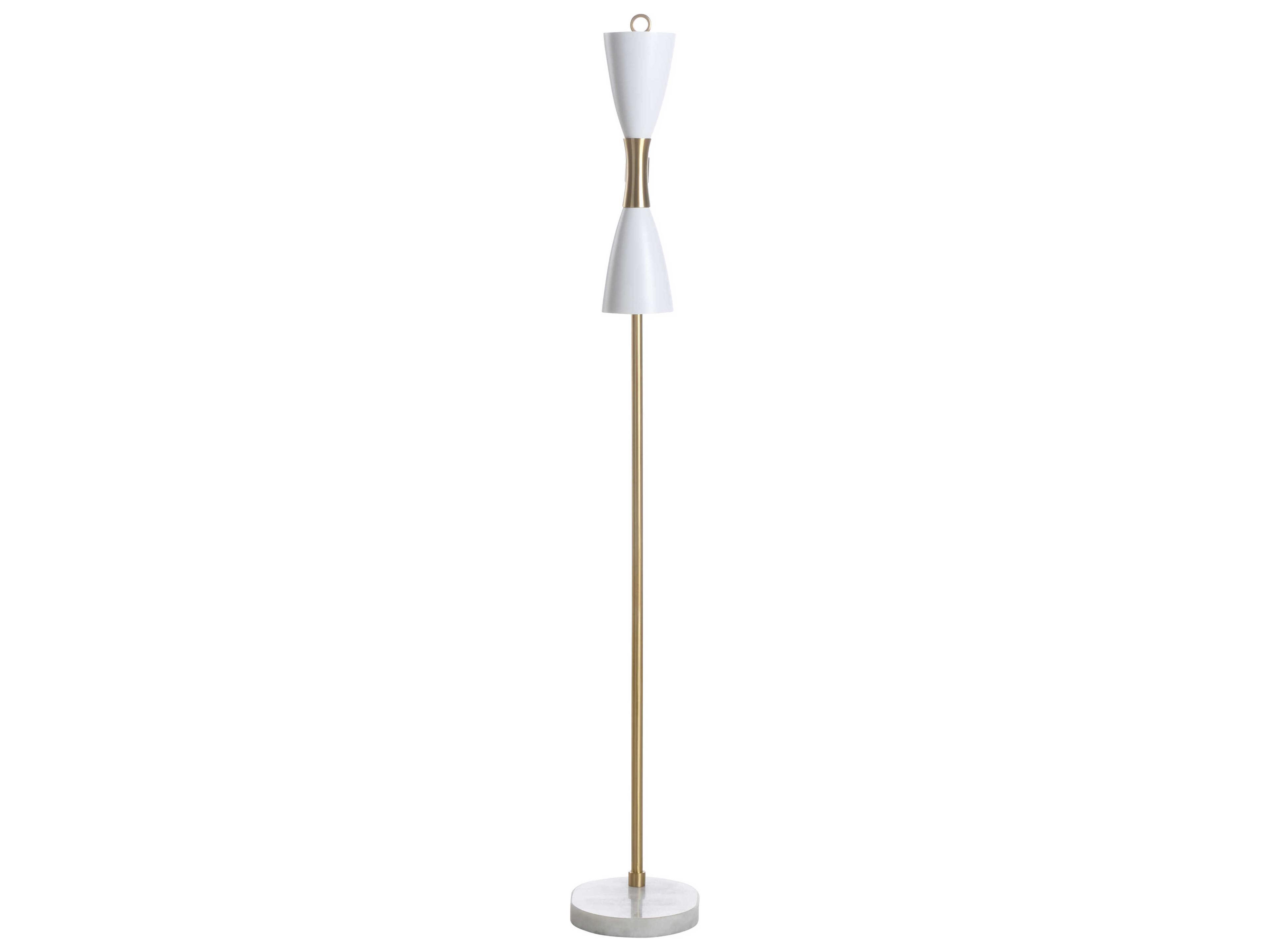 Frederick Cooper Ada White Gold Floor Lamp