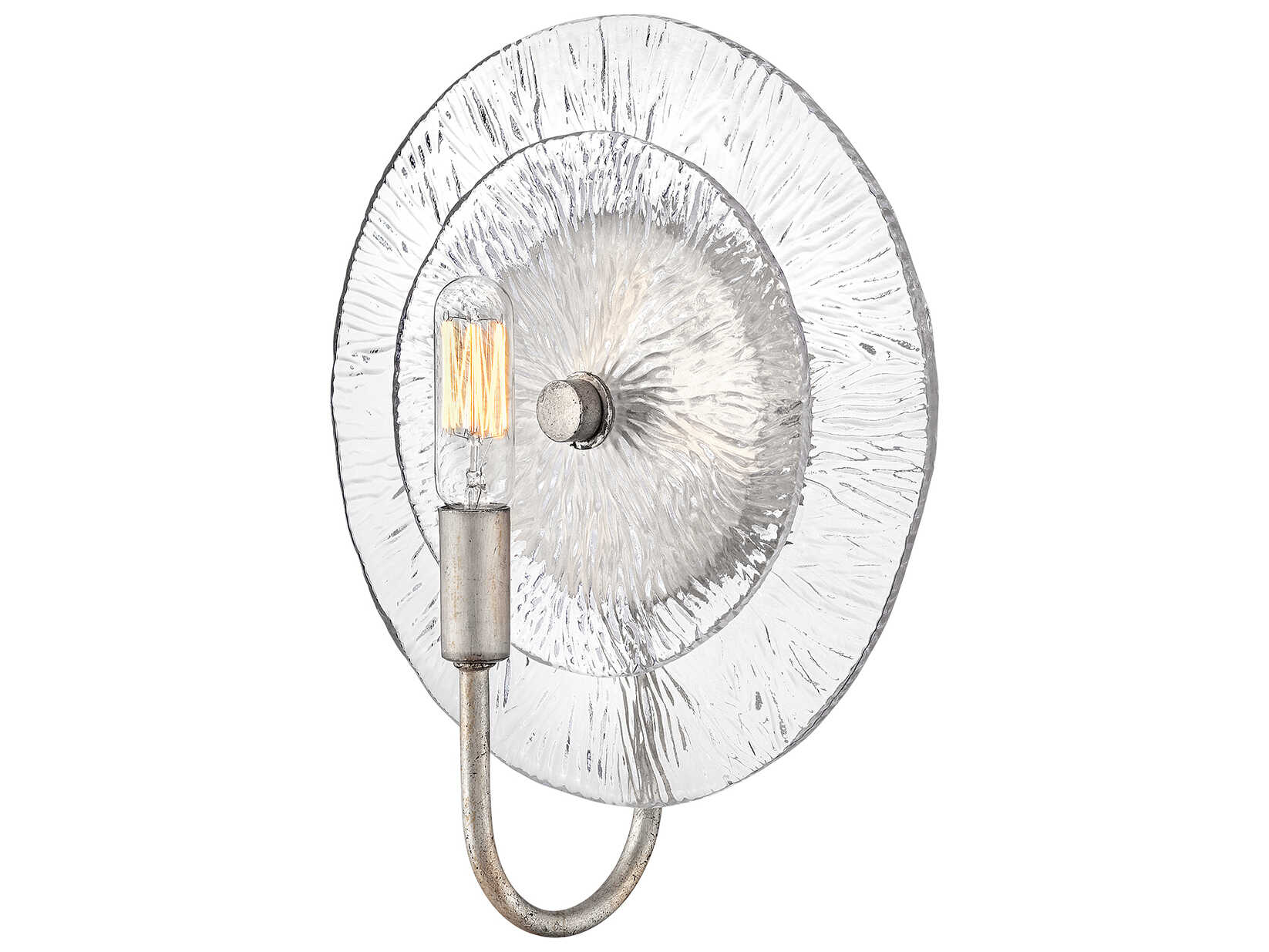 Fredrick Ramond Rene 1-Light Glacial Clear Wall Sconce