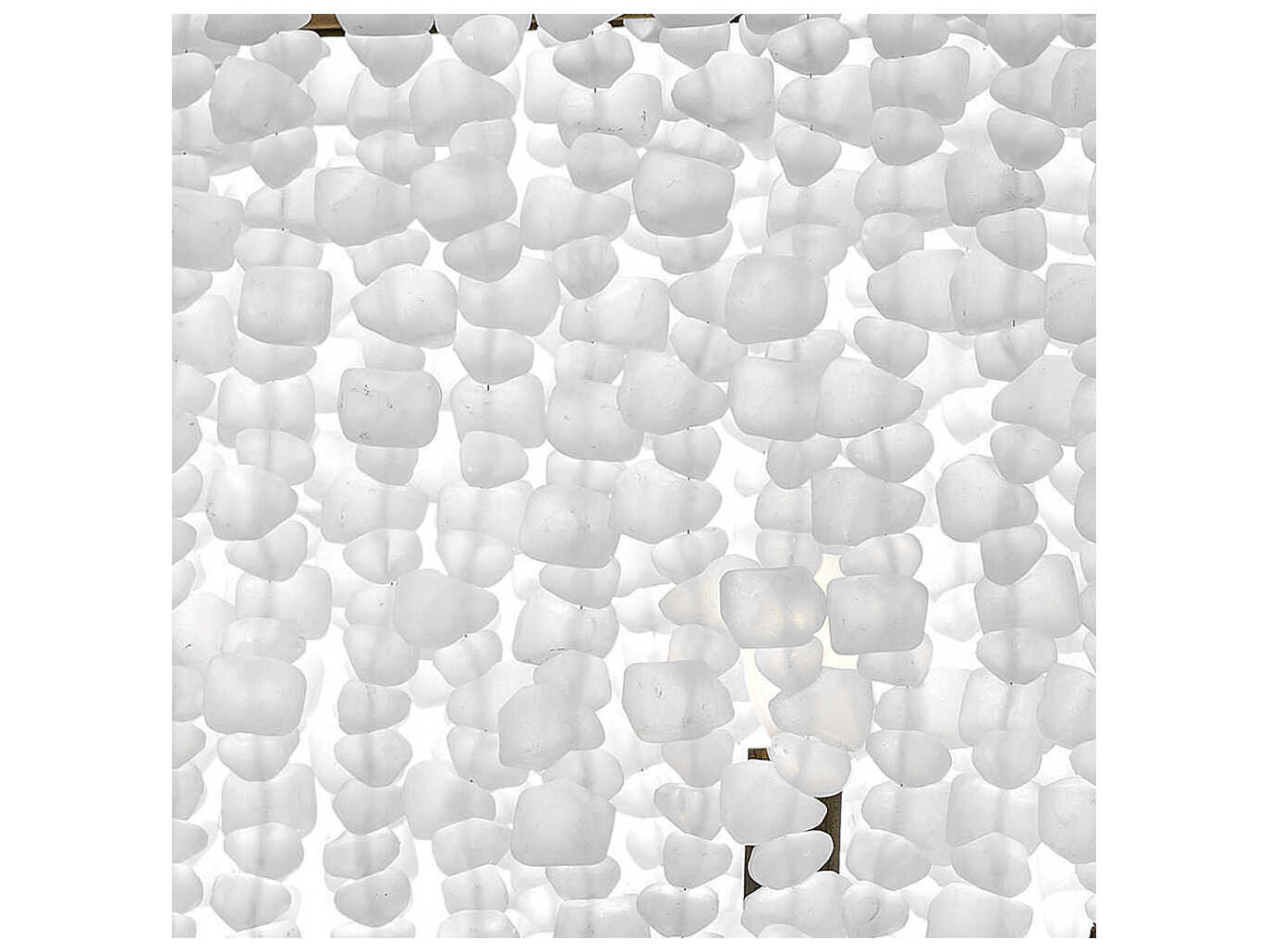 Fredrick Ramond Dune 5-Light Burnished Gold Glass Island Pendant