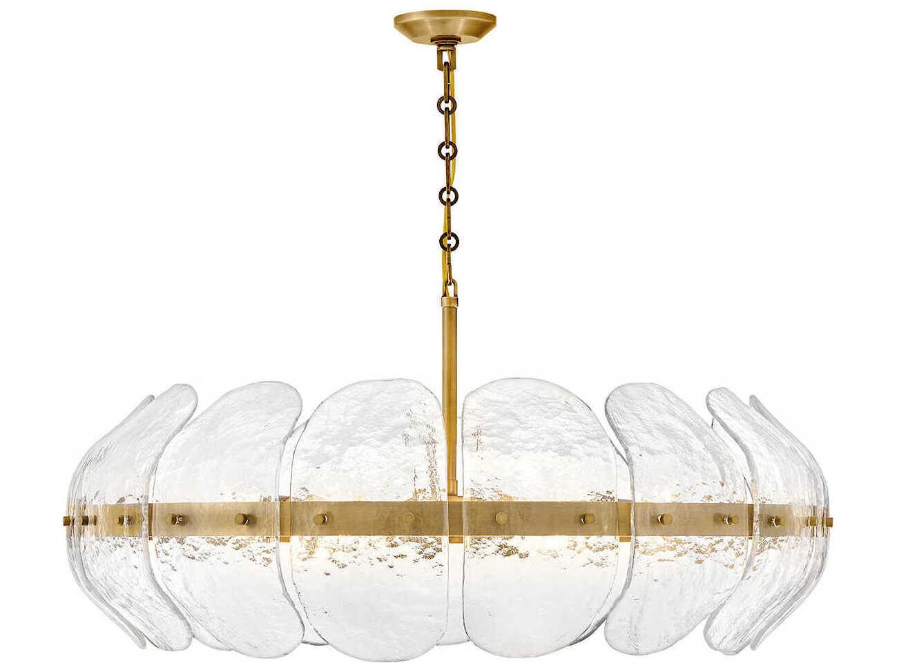 Fredrick Ramond Lillia 6-Light Heritage Brass Pendant
