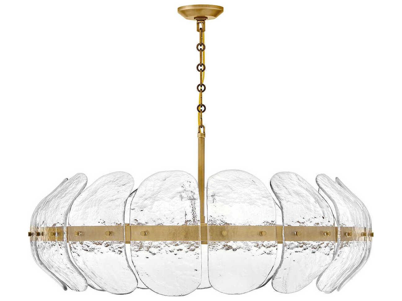 Fredrick Ramond Lillia 6-Light Heritage Brass Pendant