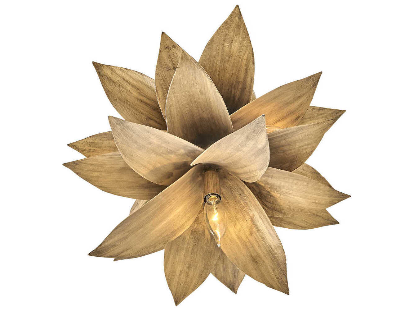 Fredrick Ramond Agave 4-Light Burnished Gold Pendant