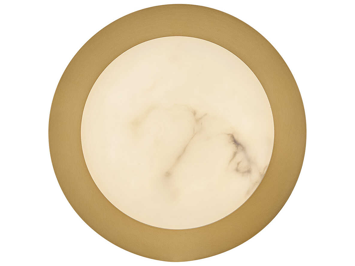 Fredrick Ramond Cava Lacquered Brass Wall Sconce