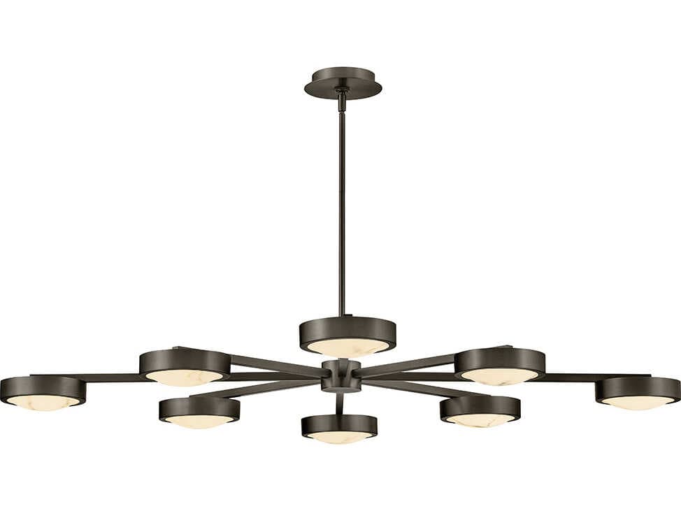 Fredrick Ramond Cava Black Oxide Round Semi Flush Mount