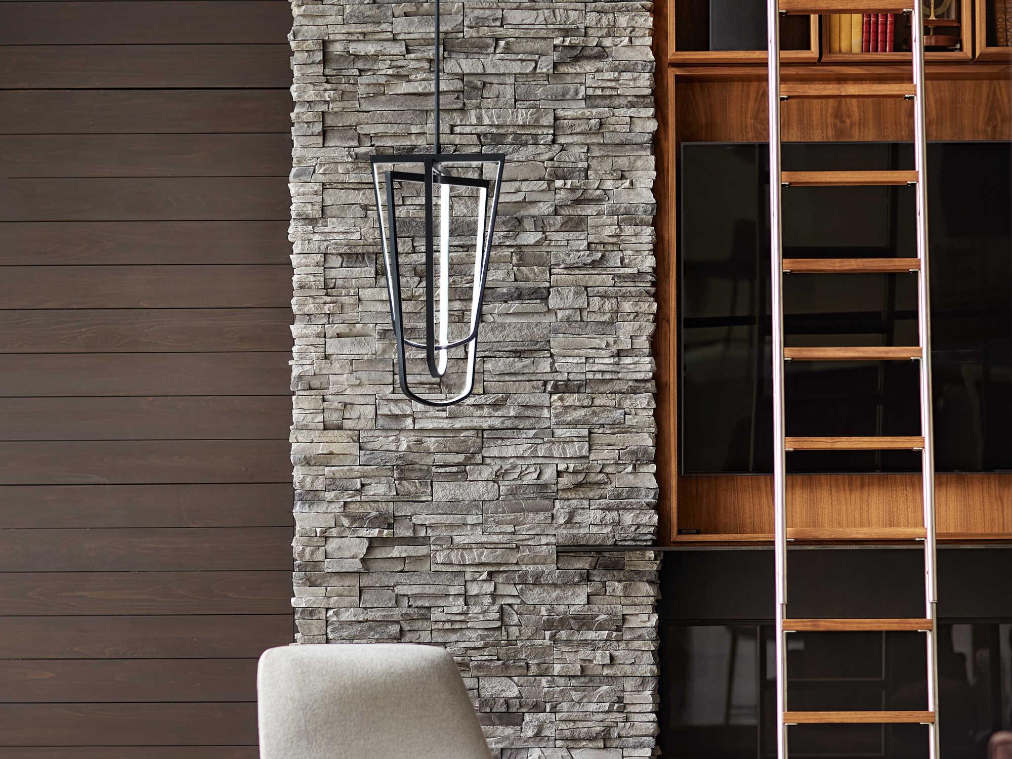 Fredrick Ramond Onyx Black LED Linear Pendant