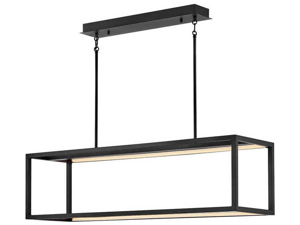 Fredrick Ramond Onyx Black LED Linear Island Pendant