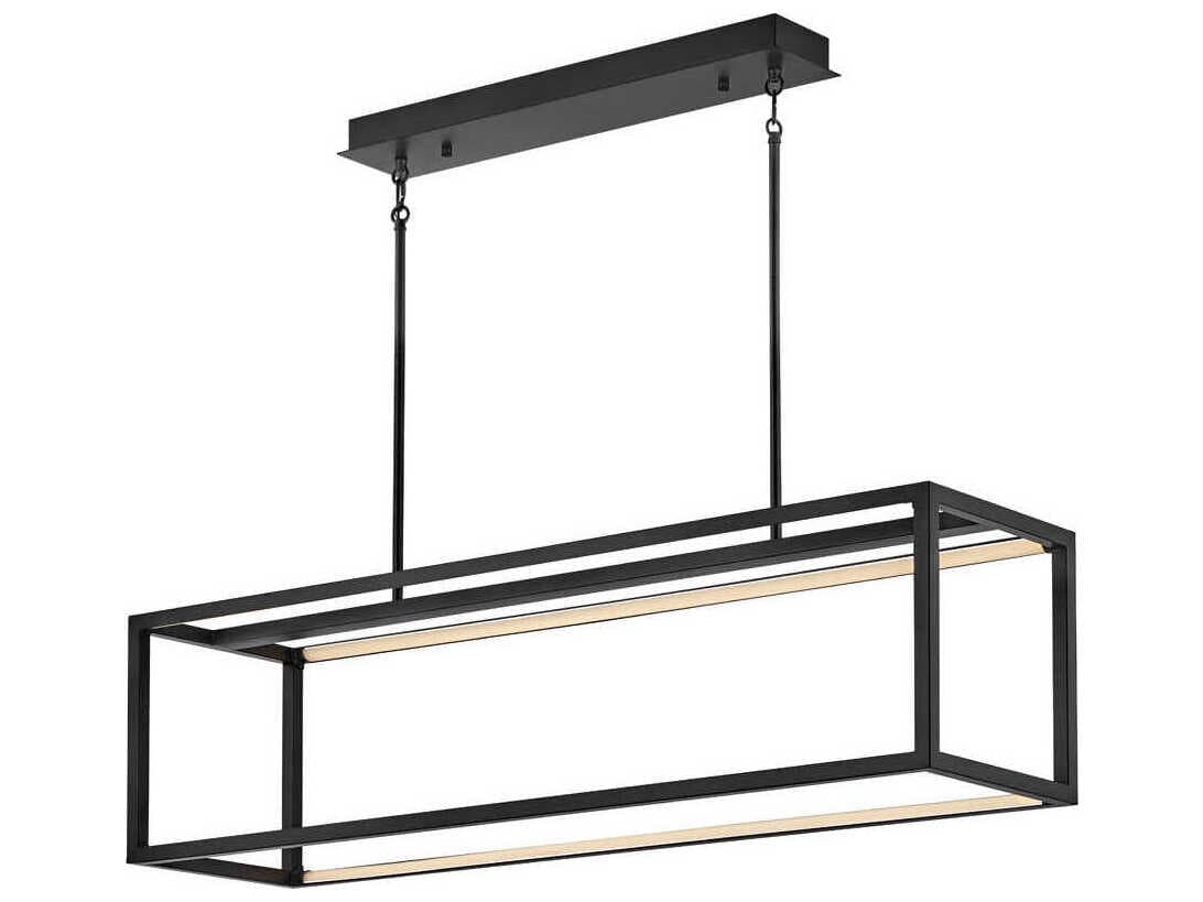 Fredrick Ramond Onyx Black LED Linear Island Pendant
