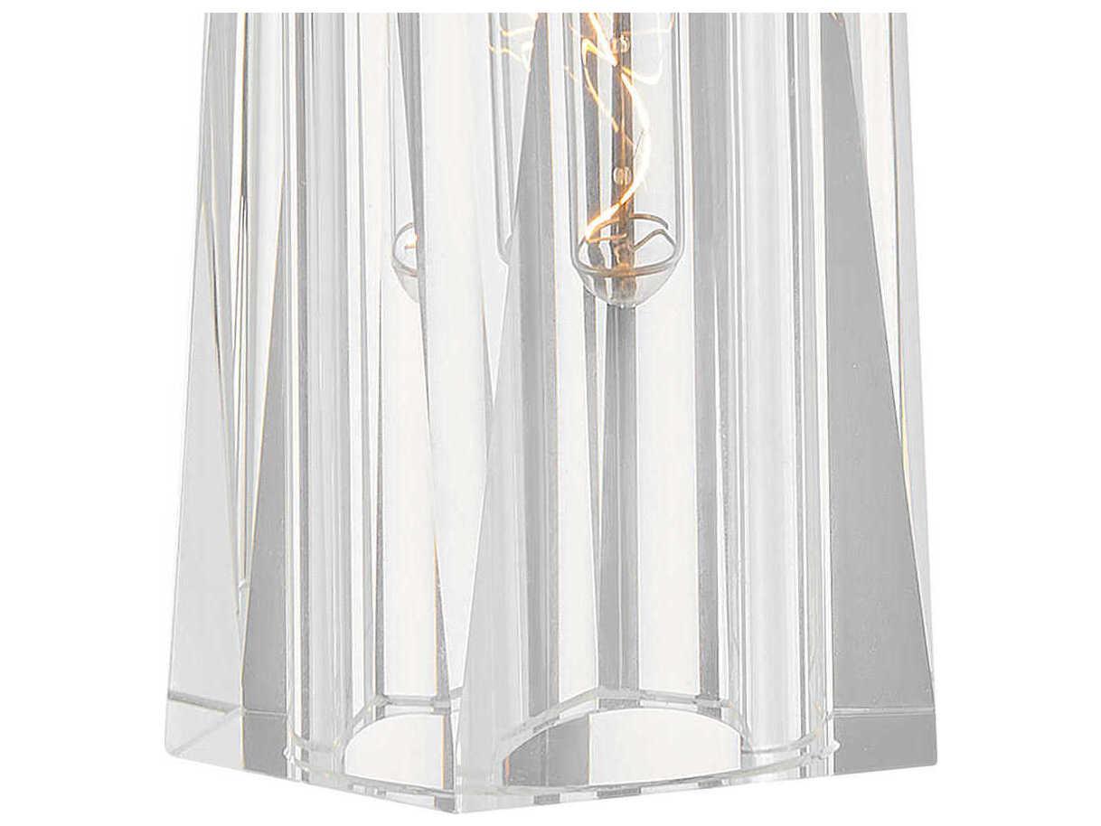 Fredrick Ramond Cosette 1-Light Black Oxide Crystal Glass Wall Sconce