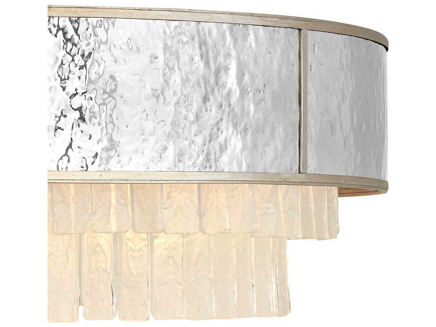 Fredrick Ramond Reverie 8-Light Champagne Gold Crystal Drum Pendant