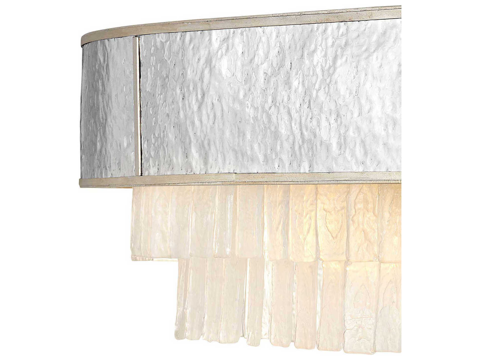 Fredrick Ramond Reverie 10-Light Champagne Gold Crystal Drum Island Pendant