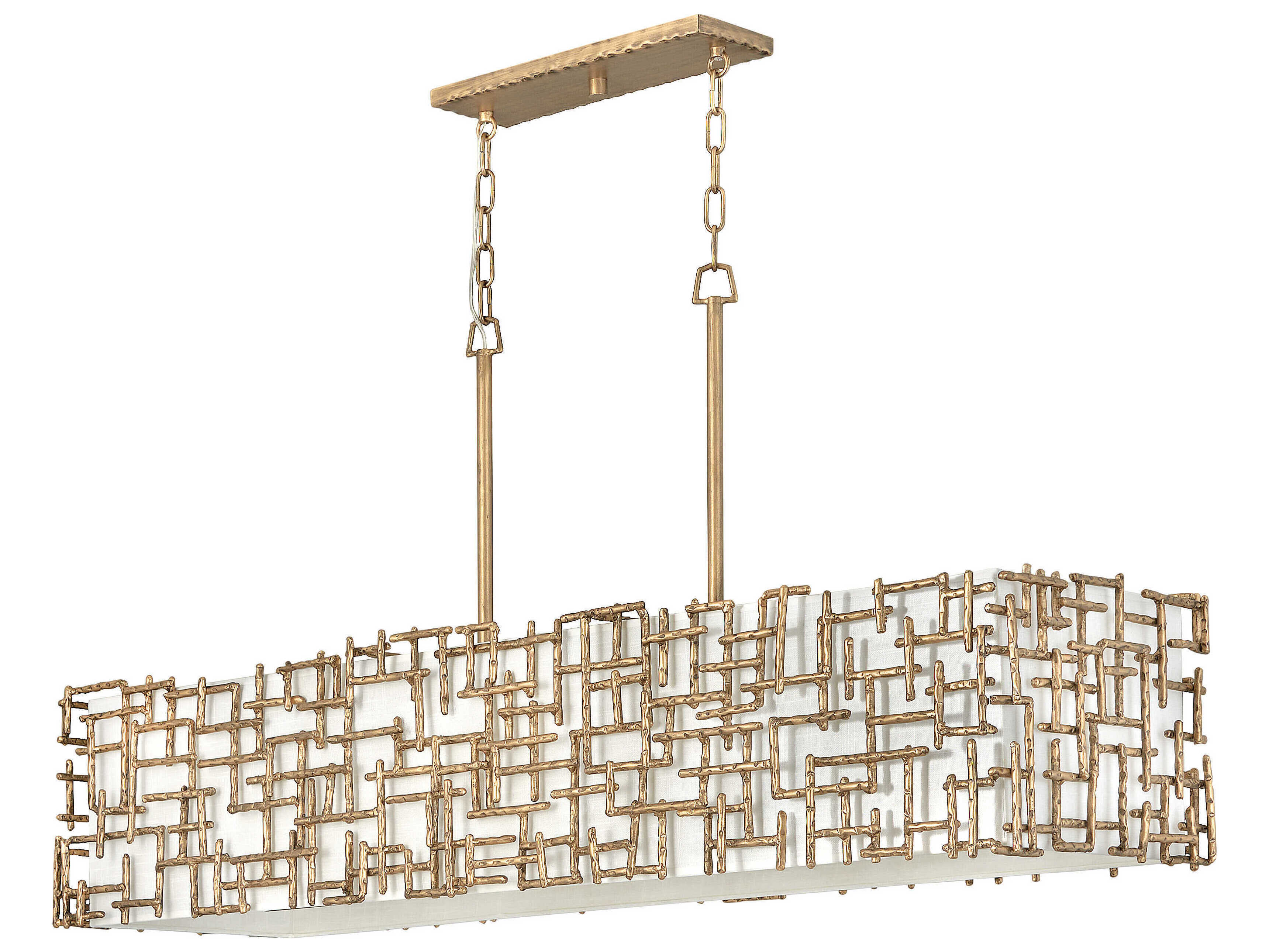 Fredrick Ramond Farrah 8-Light Burnished Gold Island Pendant