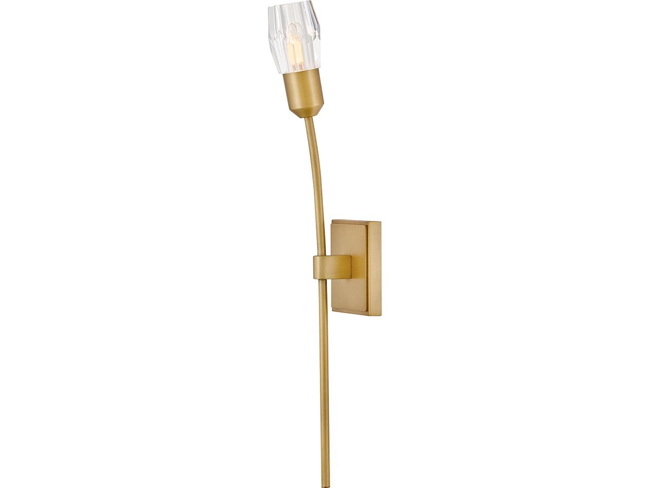 Fredrick Ramond Atera 1-Light Heritage Brass Gold Wall Sconce
