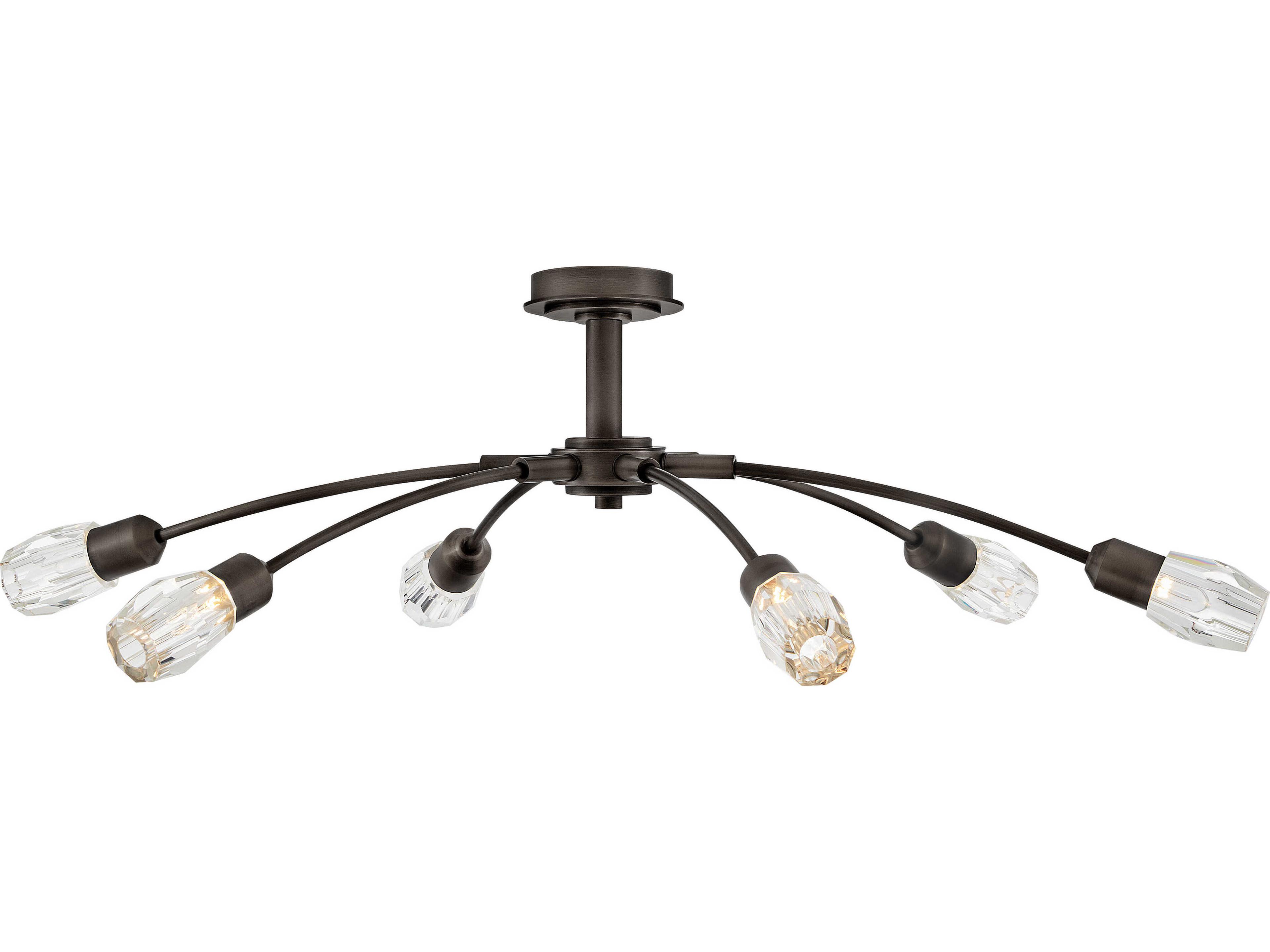 Fredrick Ramond Atera 6-Light Black Oxide Chandelier